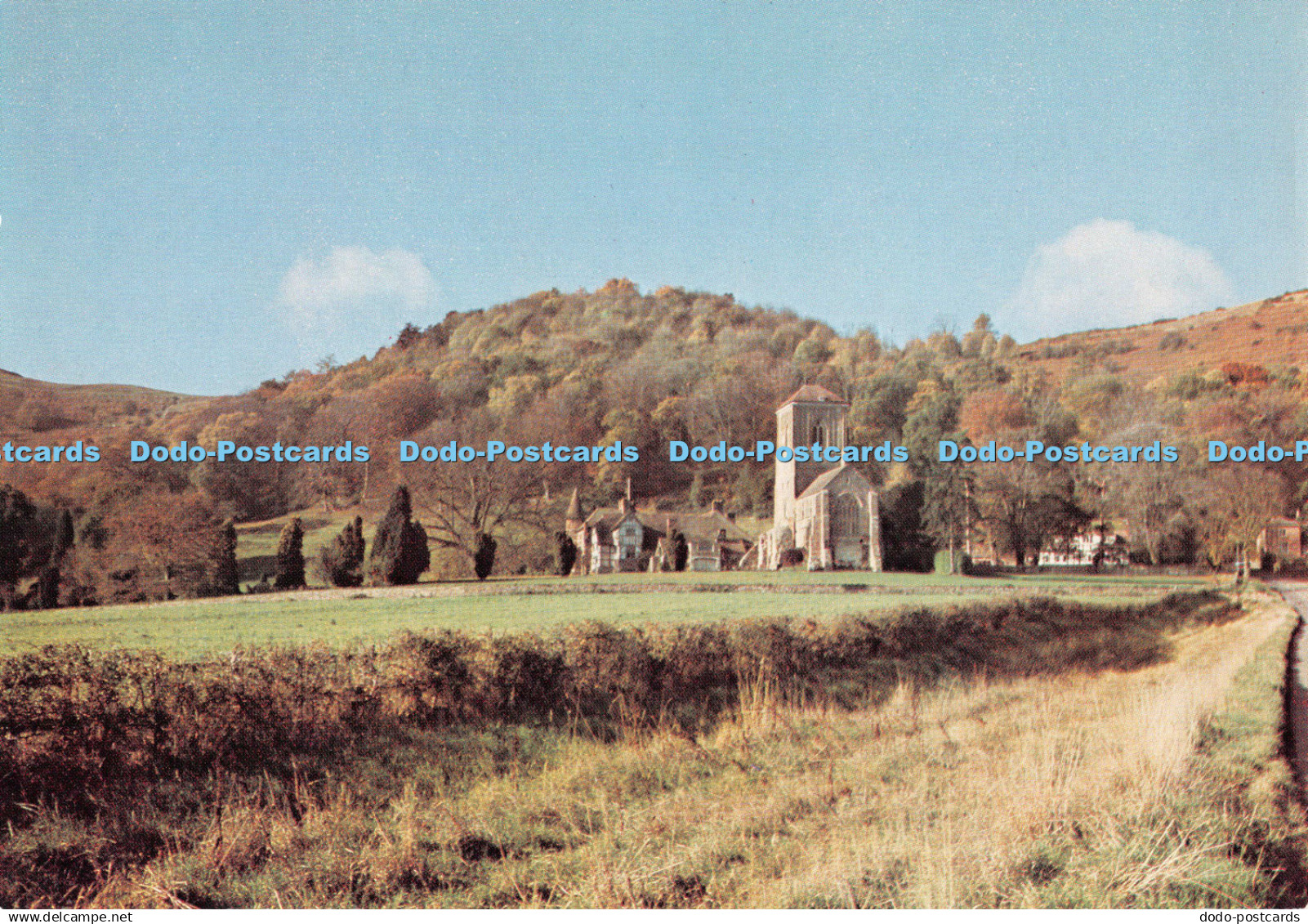 D133714 Little Malvern Priory Church and Little Malvern Court Beneath Wooden Wyn