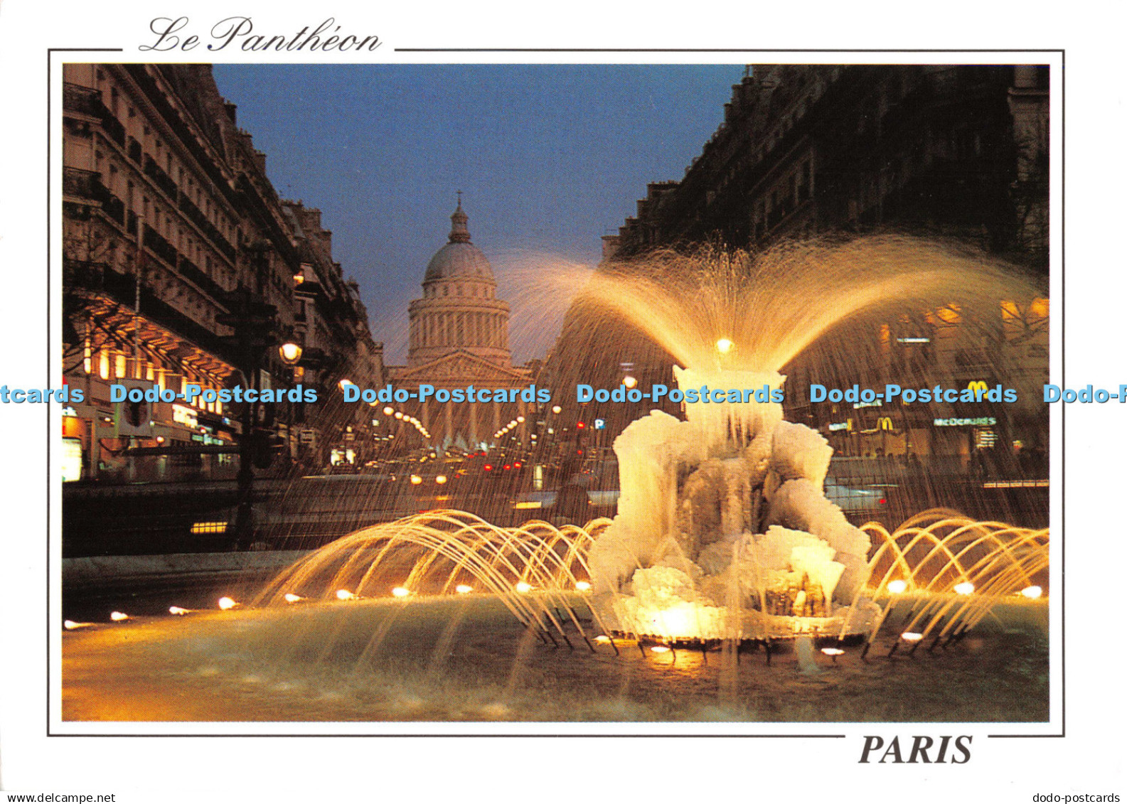 D134322 Paris Le Pantheon La Nuit Abeille Cartes Lyna Paris Jerome Marin