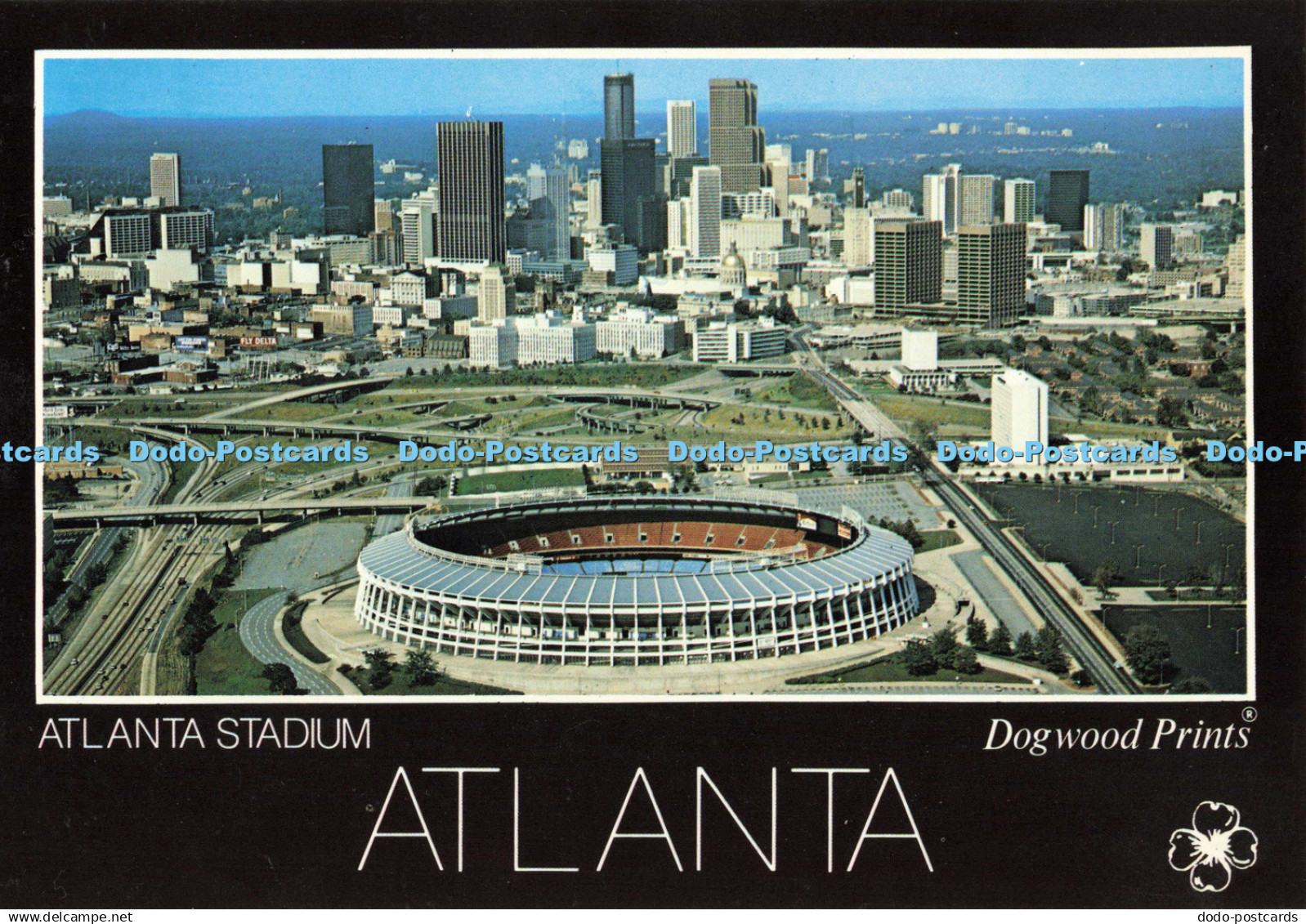 D135553 Atlanta Atlanta Stadium APS Aerial Photography Services Dogwood Prints J