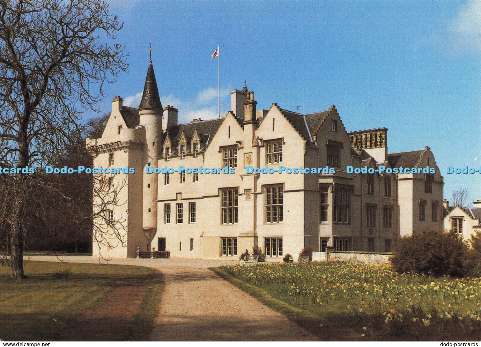 D136154 Moray Brodie Castle View From South East Woodmansterne Publications Jere