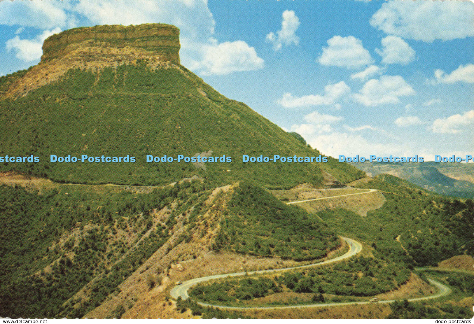 D136228 Point Lookout Dominates the Entrance to Mesa Verde National Park Mesa Ve