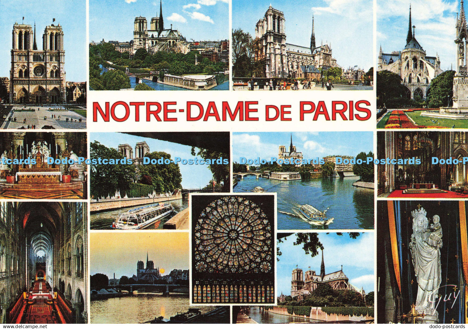 D136291 Notre Dame de Paris Divers Aspects de la Cathedrale Notre Dame Guy Lecon
