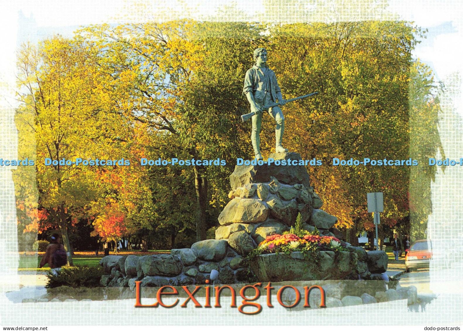 D136551 Lexington Captain Parker Statue Lexington Green Massachusetts Susan Cole
