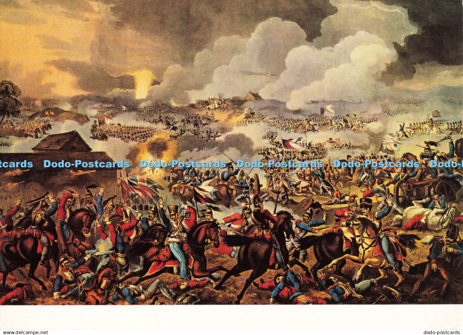 D136757 Waterloo Contre attaque de la Cavalerie Anglaise Thill Nels