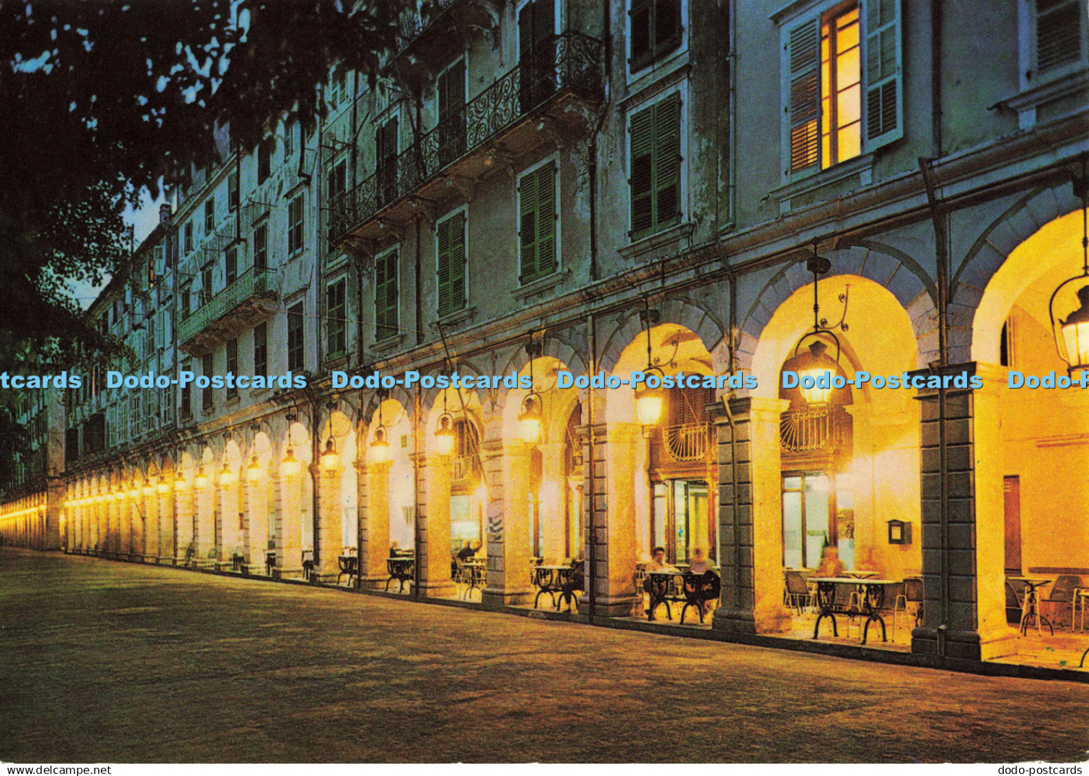D136886 Corfu Illuminated arches of Listons
