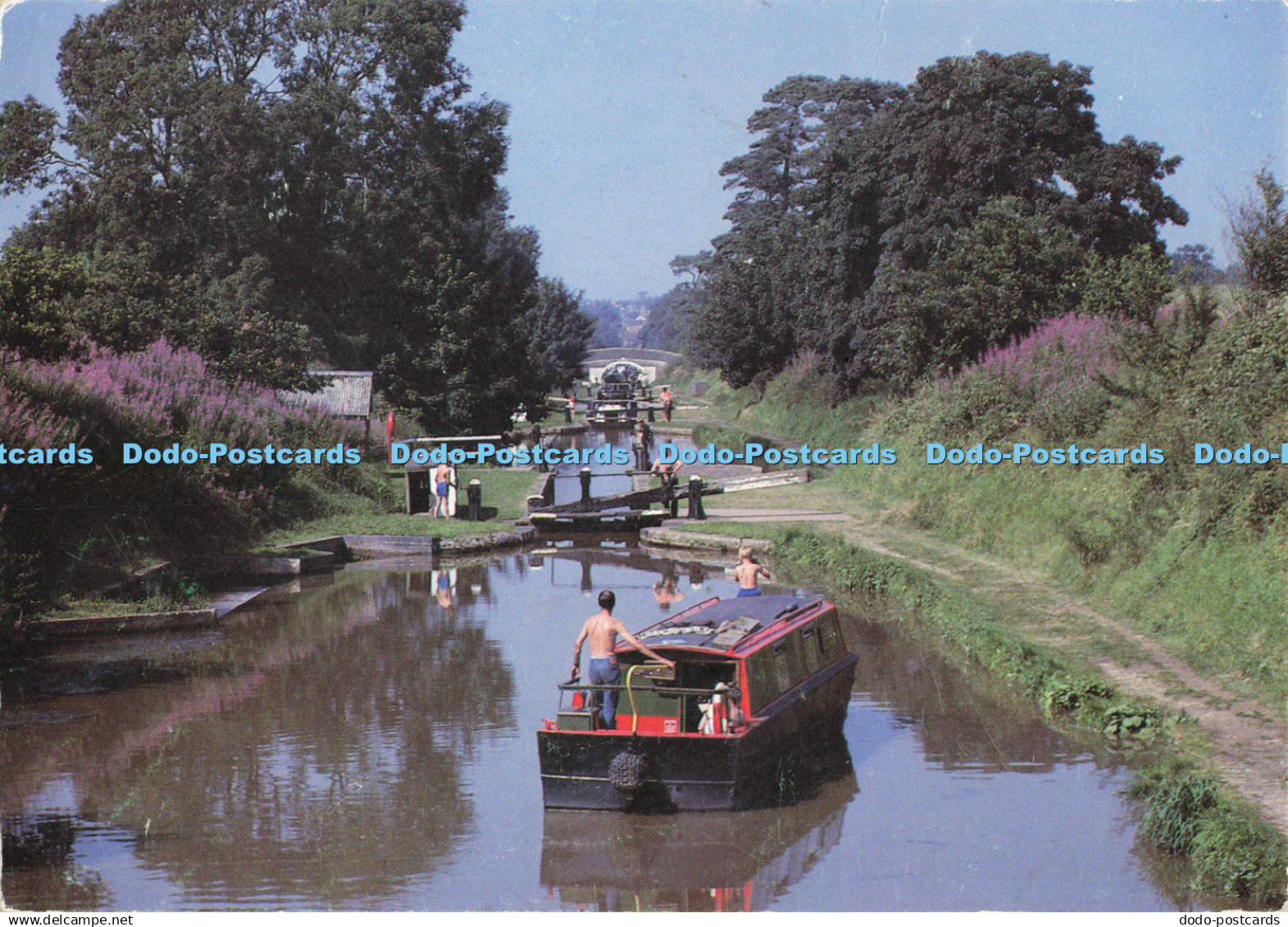 D137109 Audlem Lock Shropshire Union Canal Shropshire Cheshire Plain Audlem Mill
