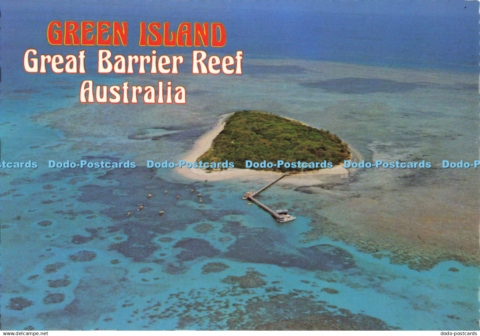 D137326 Green Island Great Barrier Reef Australia Murray Views Australian Made