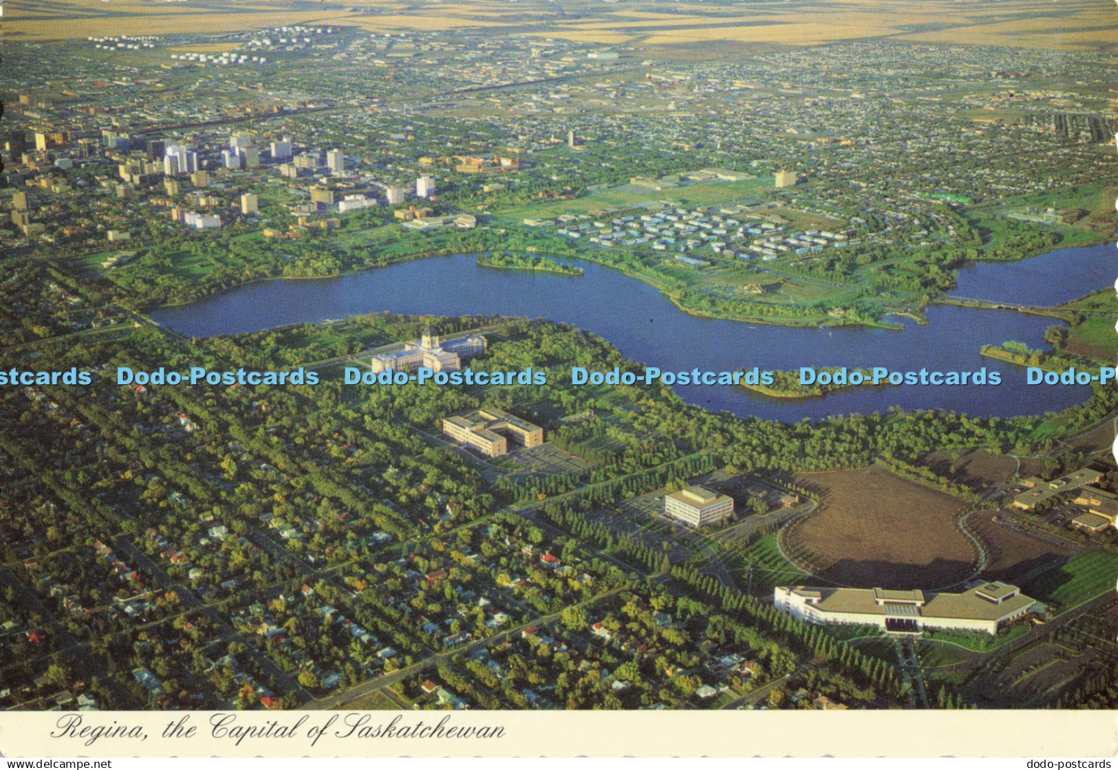 D137352 Regina Capital of Saskatchewan Aerial View of Regina Canada Color Produc