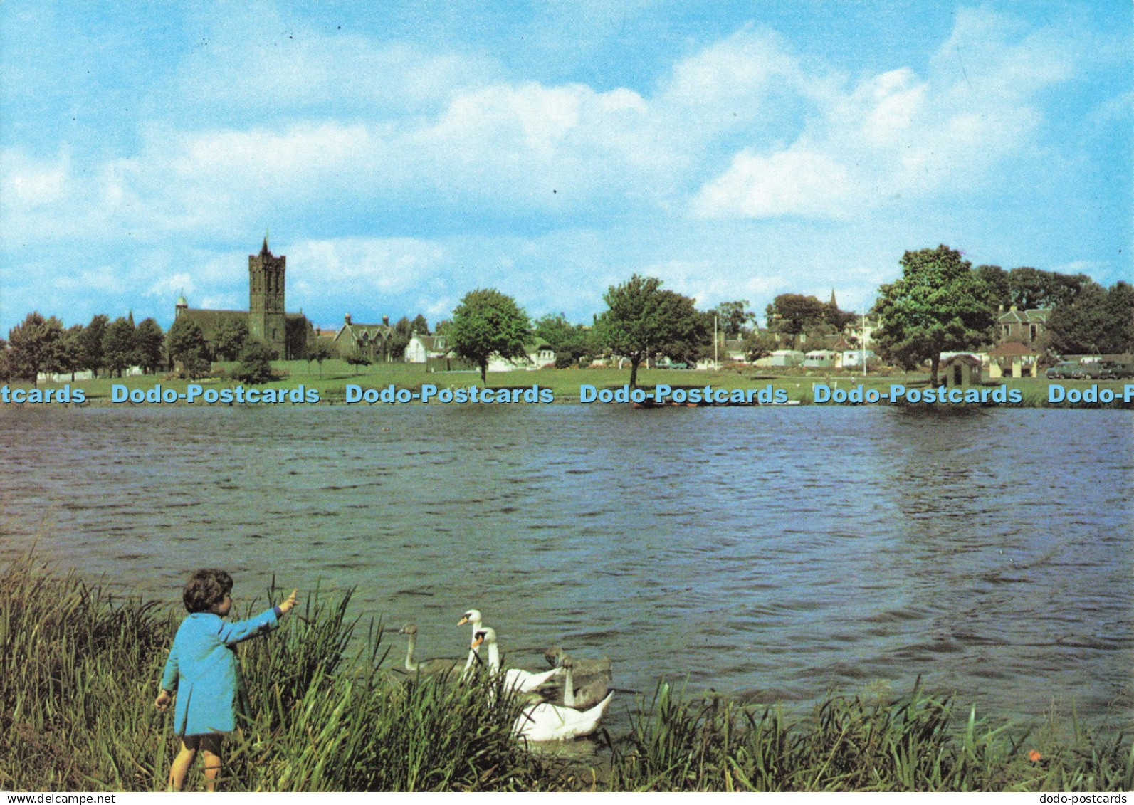 D137477 Carlingwark Loch Castle Douglas Kirkcudbrightshire Dixon