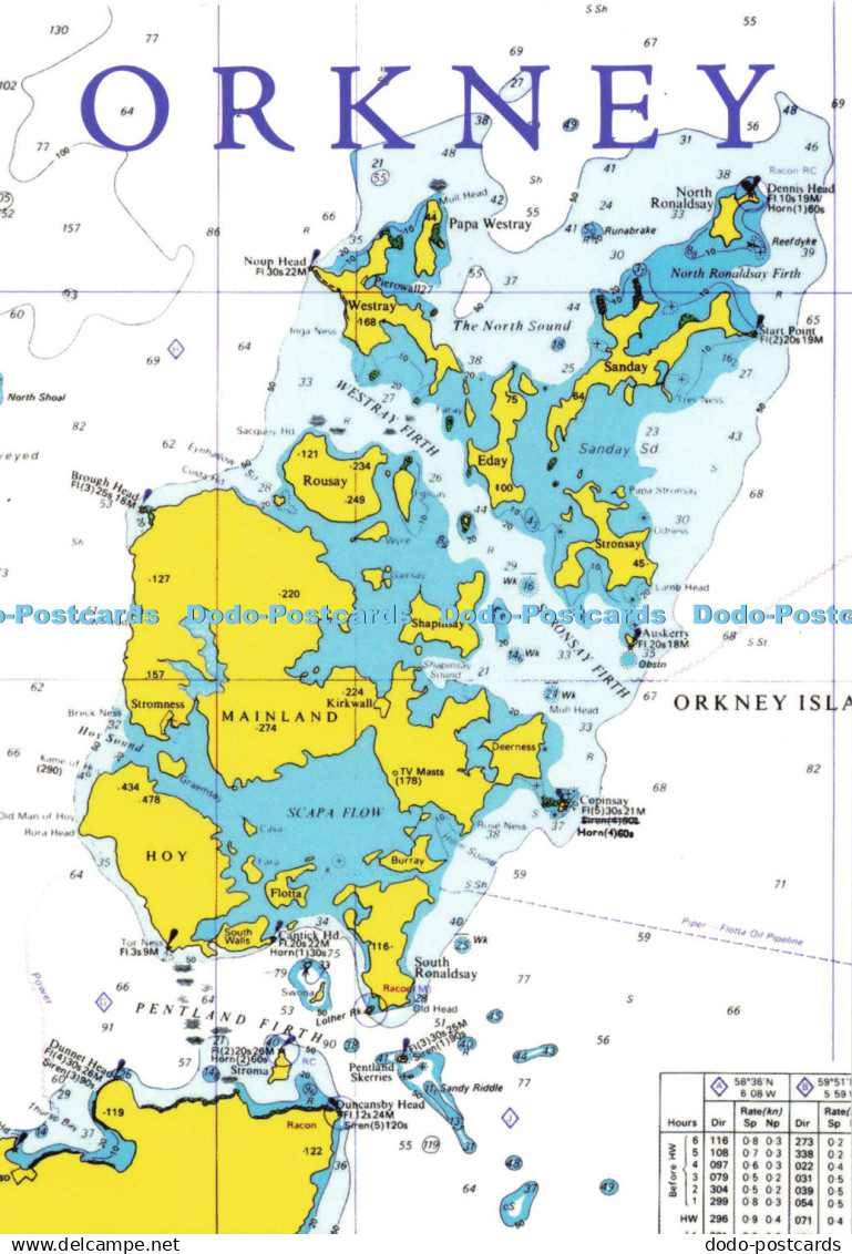 D138112 Orkney Chart Charles Tait J Thomson