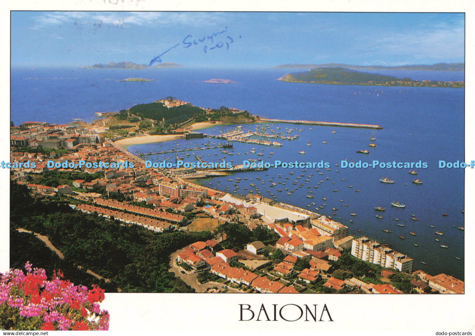 D138655 Baiona N 3477 Pontevedra Aerial view Fama