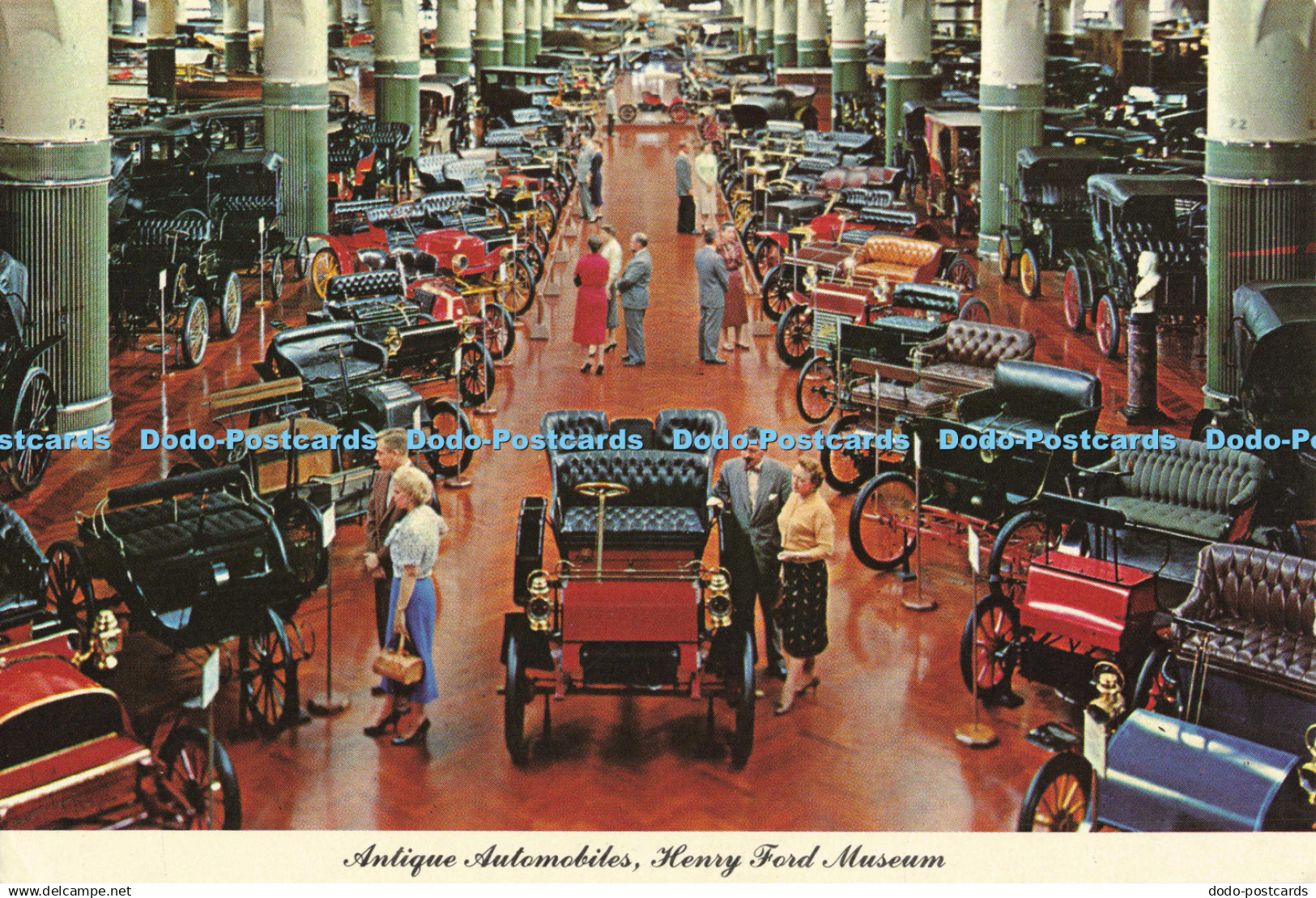 D139481 Antique Automobiles Henry Ford Museum Dearborn Michigan Curteichcolor