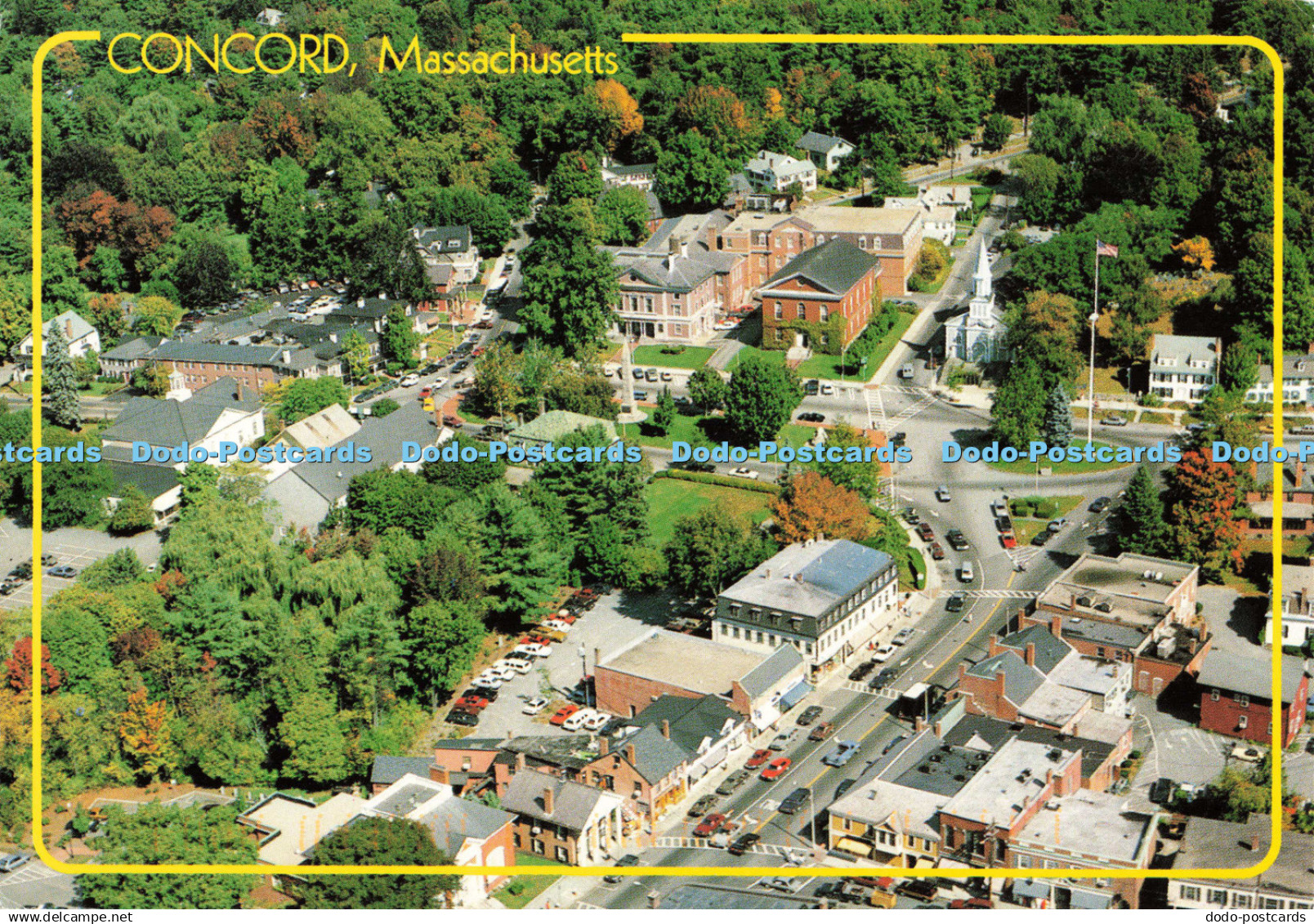 D140649 Concord Massachusetts Birds Eye View of Concord Jonathan Klein Klein Pos