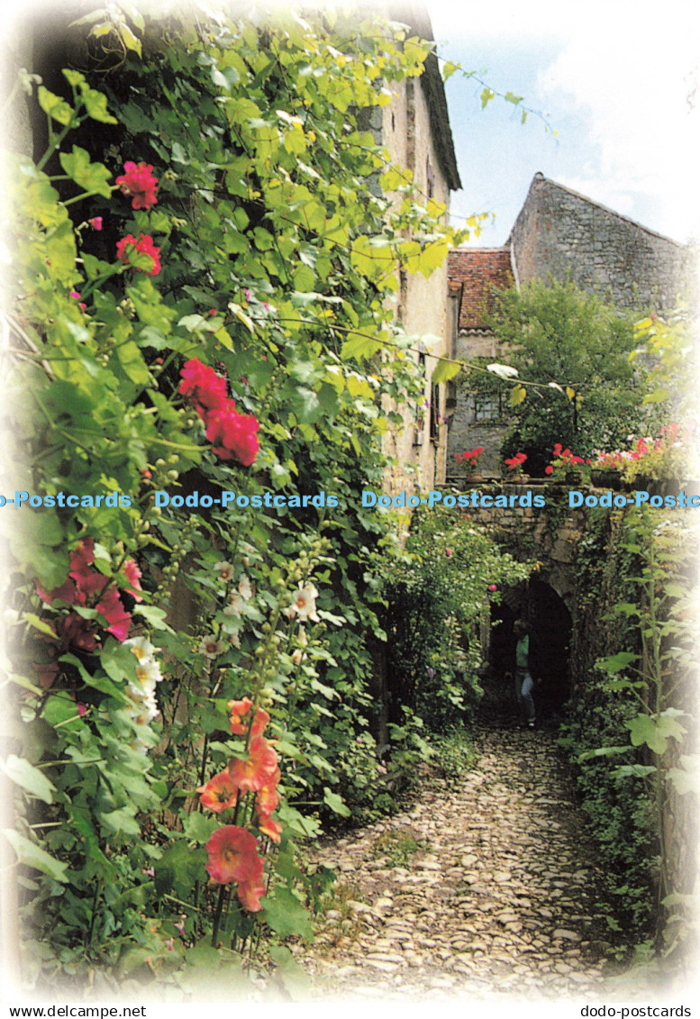 D141181 Saint Cirq Lapopie Lot 1ier village de France Vieille rue S A Apa Poux A