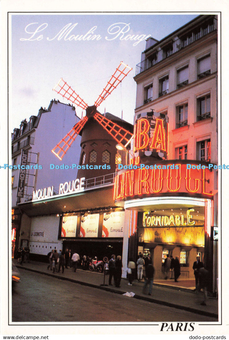 D141241 Le Moulin Rouge Paris La nuit Globe Lyna