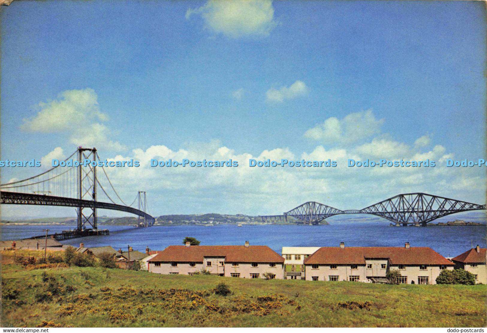 D141959 Forth Bridges from South Queensferry West Lothian Dixon