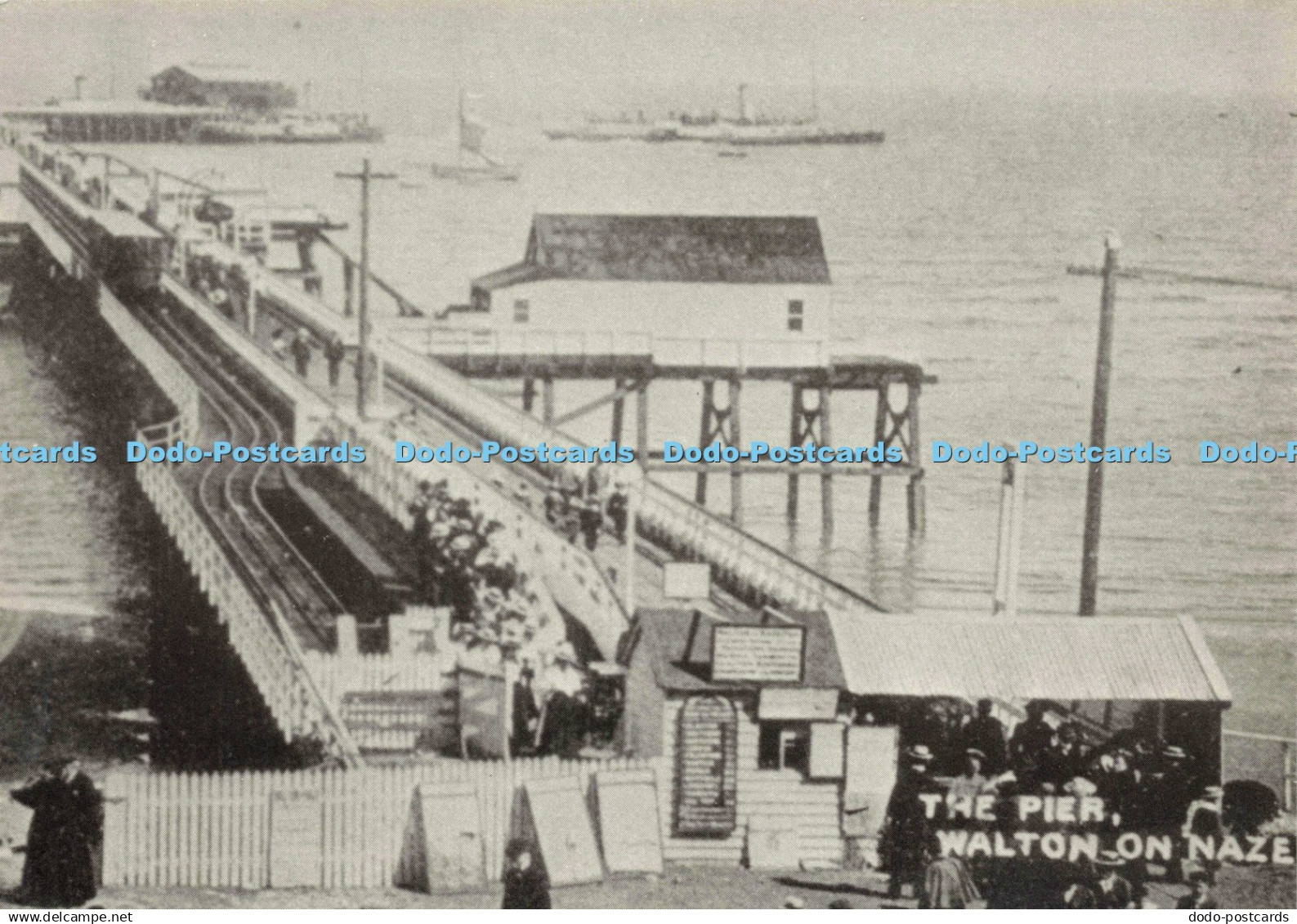 D143400 Walton on Naze Pier From an illustration in Essex Record Office Essex Li