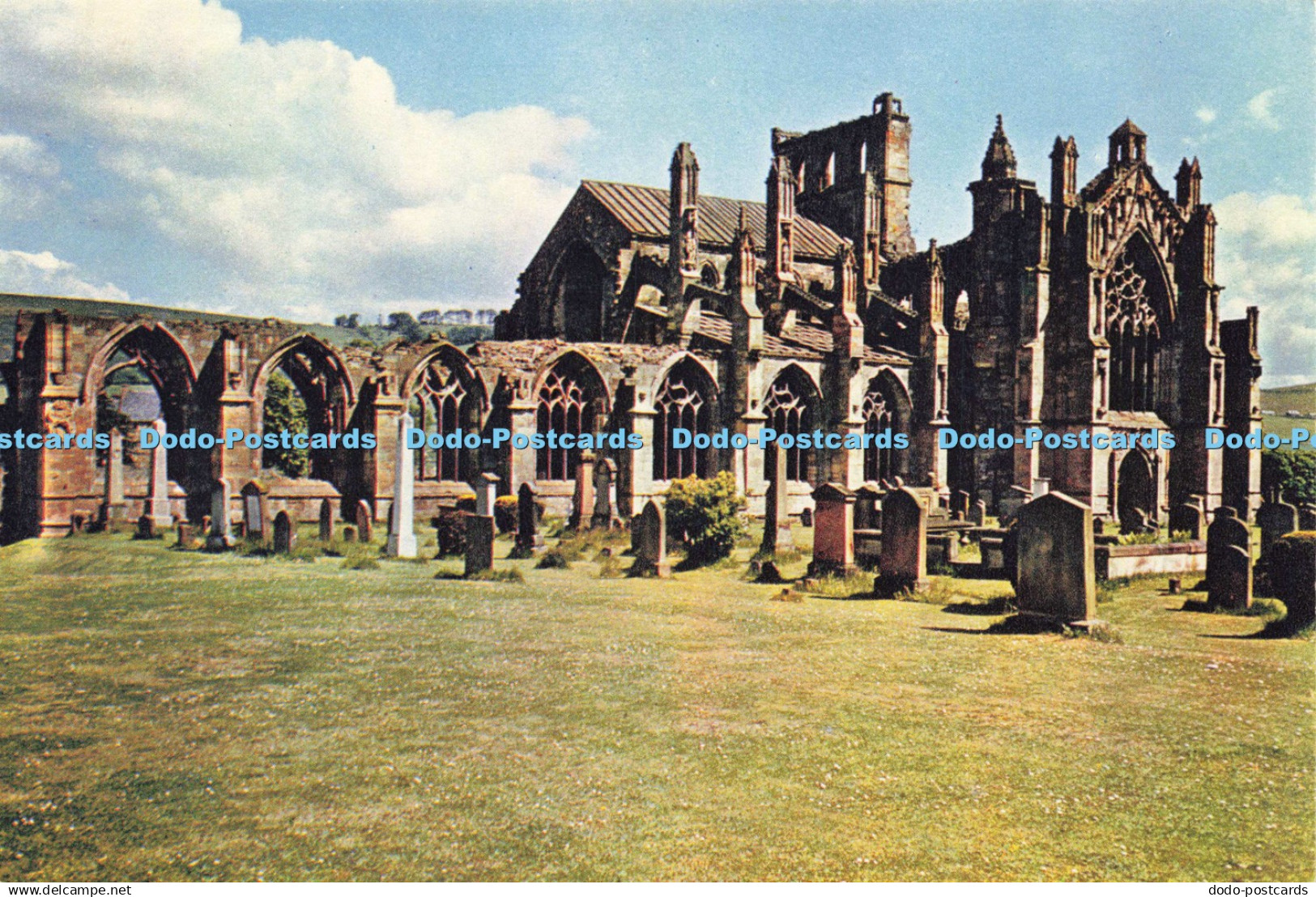 D143617 Melrose Abbey Roxburghshire Dixon