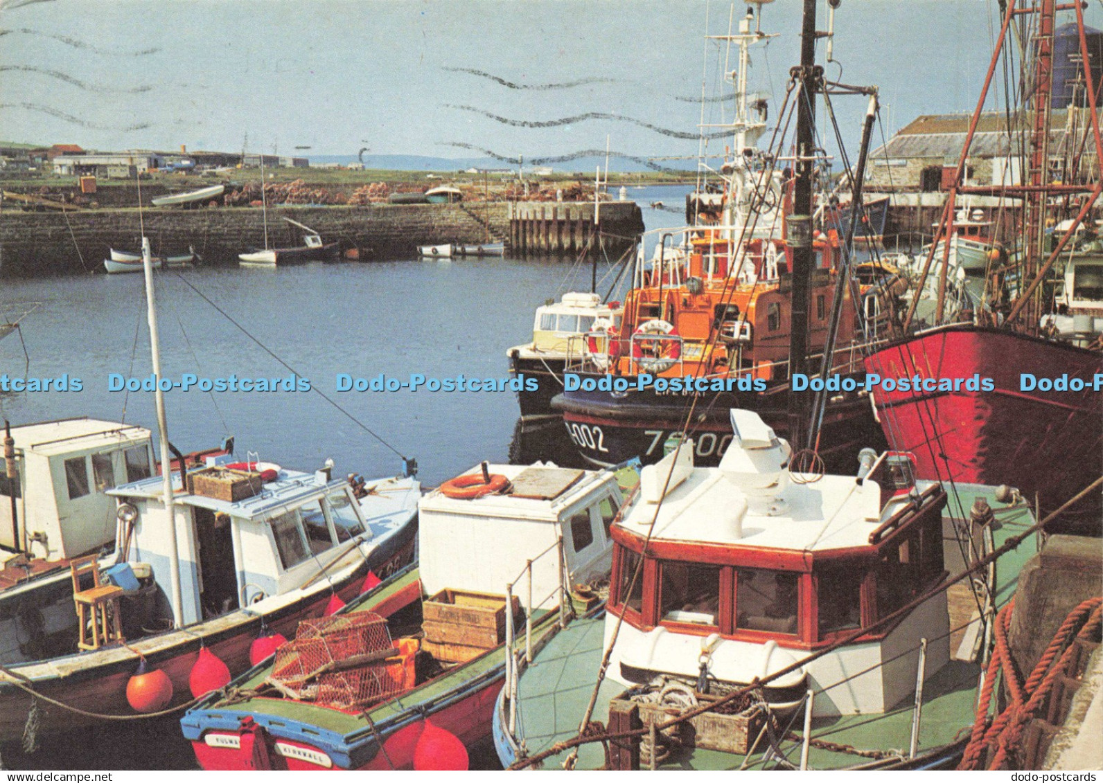 D143696 Kirkwall Harbour Orkney Fishing port Dixon 1977