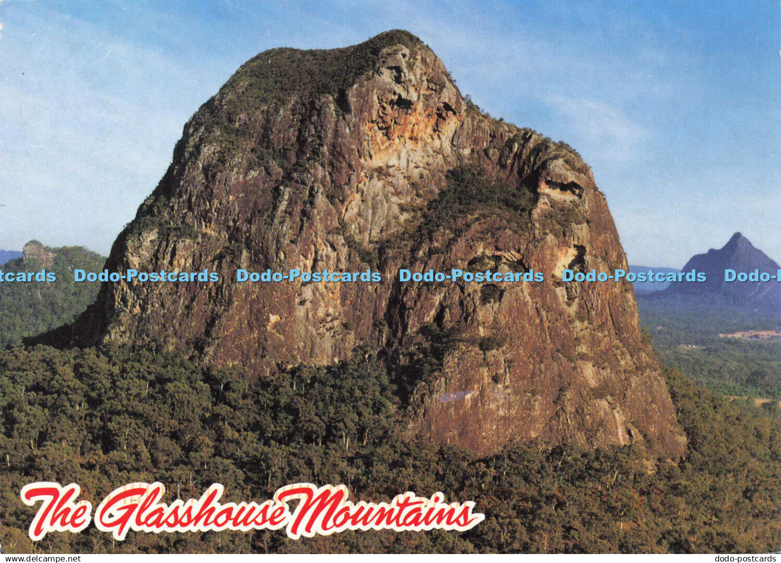 D148037 The Glasshouse Mountains. Sunshine Coast. Wren Souvenirs