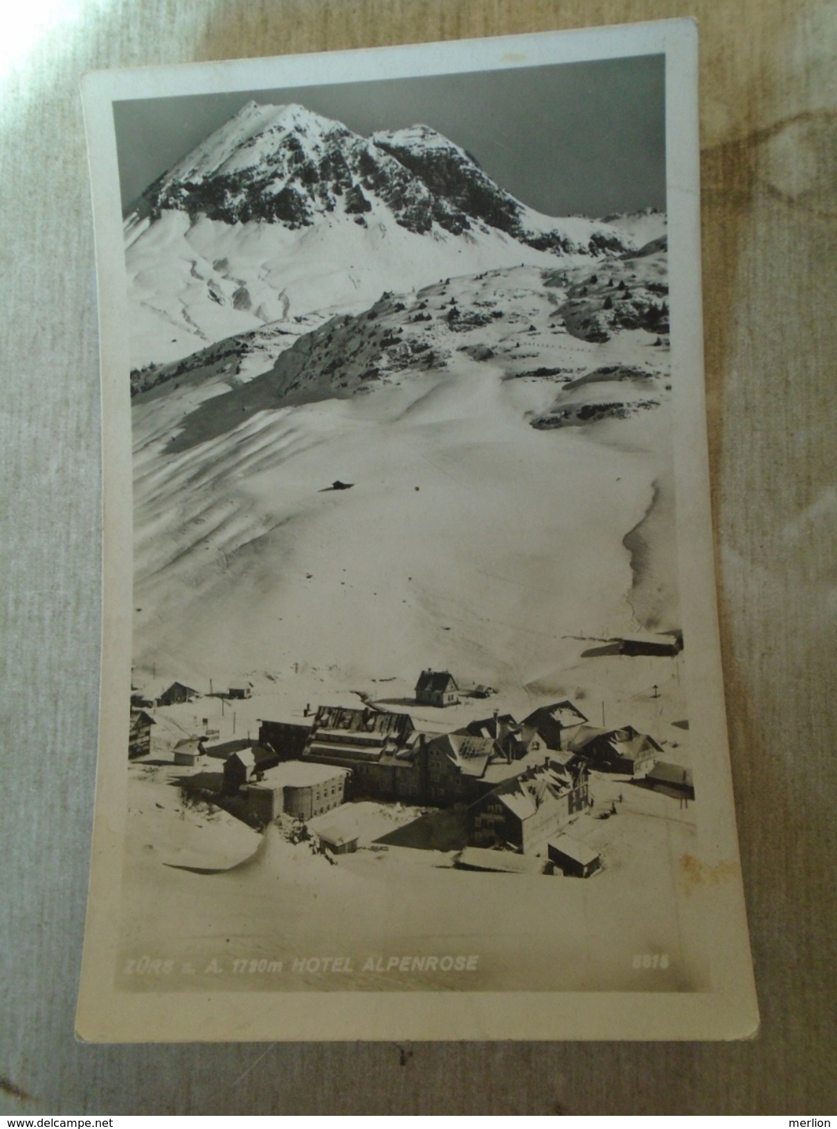 D148248  Austria  - ZÜRS- Hotel Alpenrose - ca 1920-30's