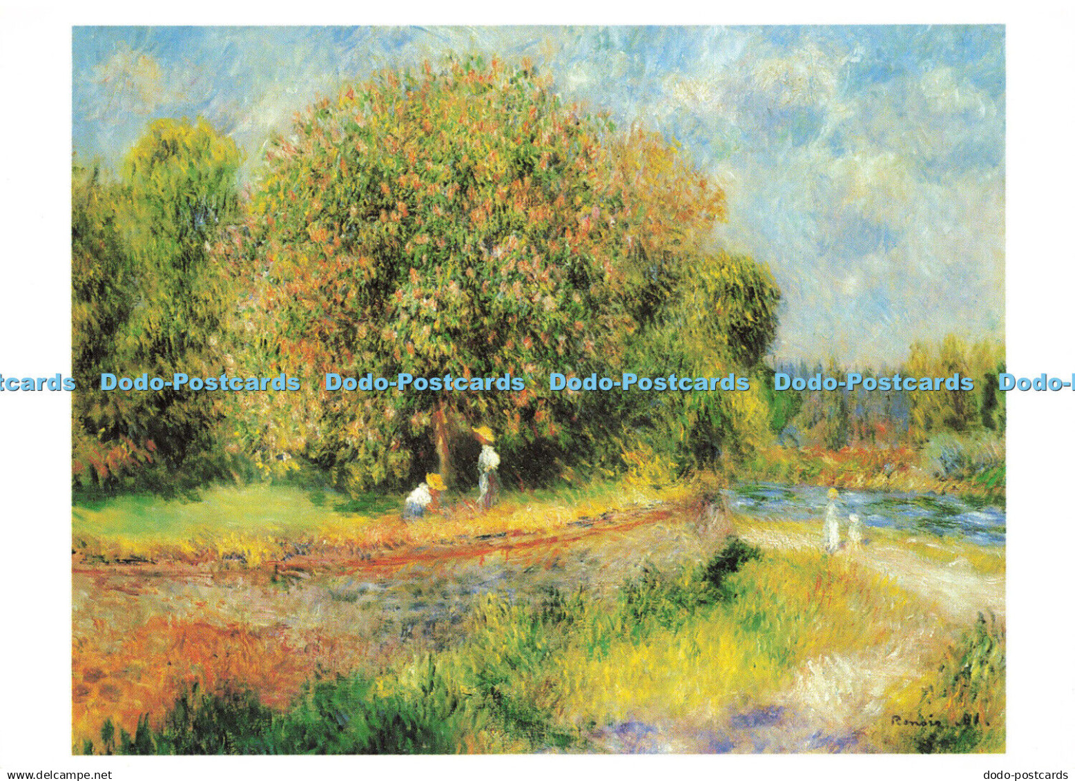 D150307 Nationalgalerie. Staatliche Museen zu Berlin. Bluhender Kastanienbaum. A