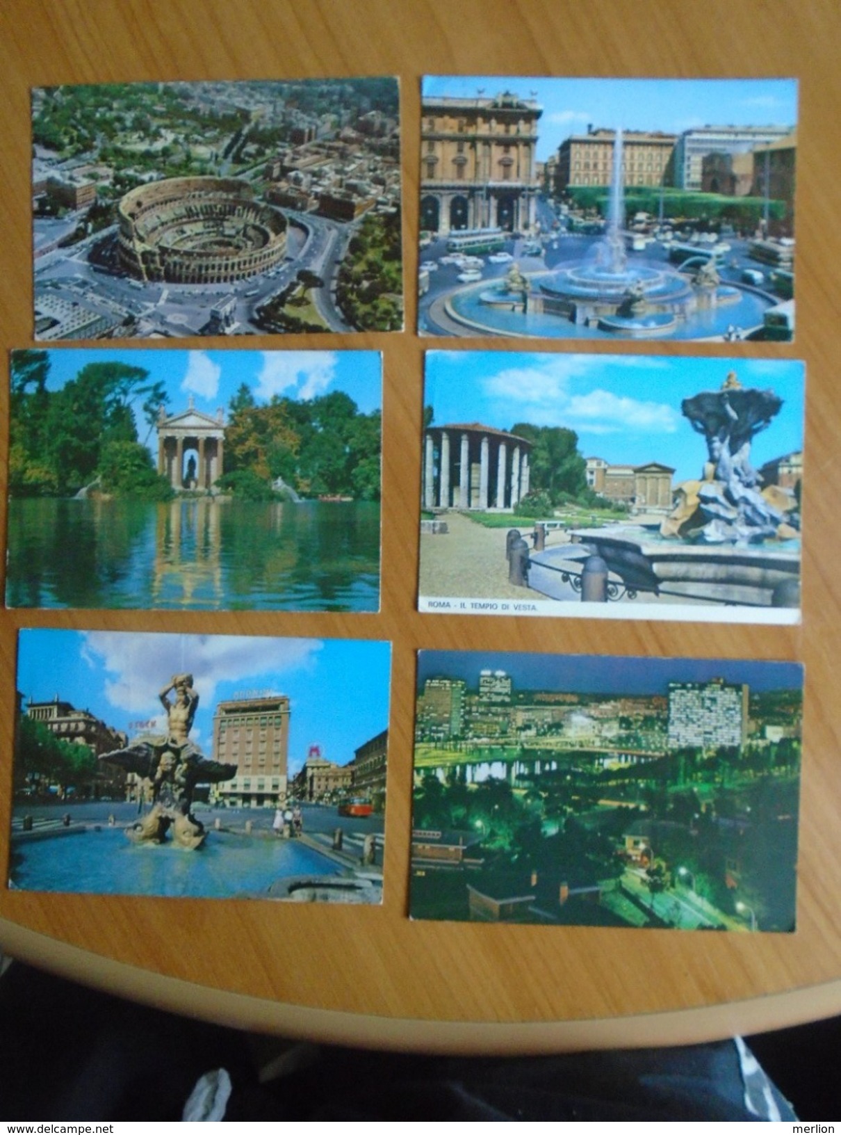 D150437  Italia ROMA 6 postcards