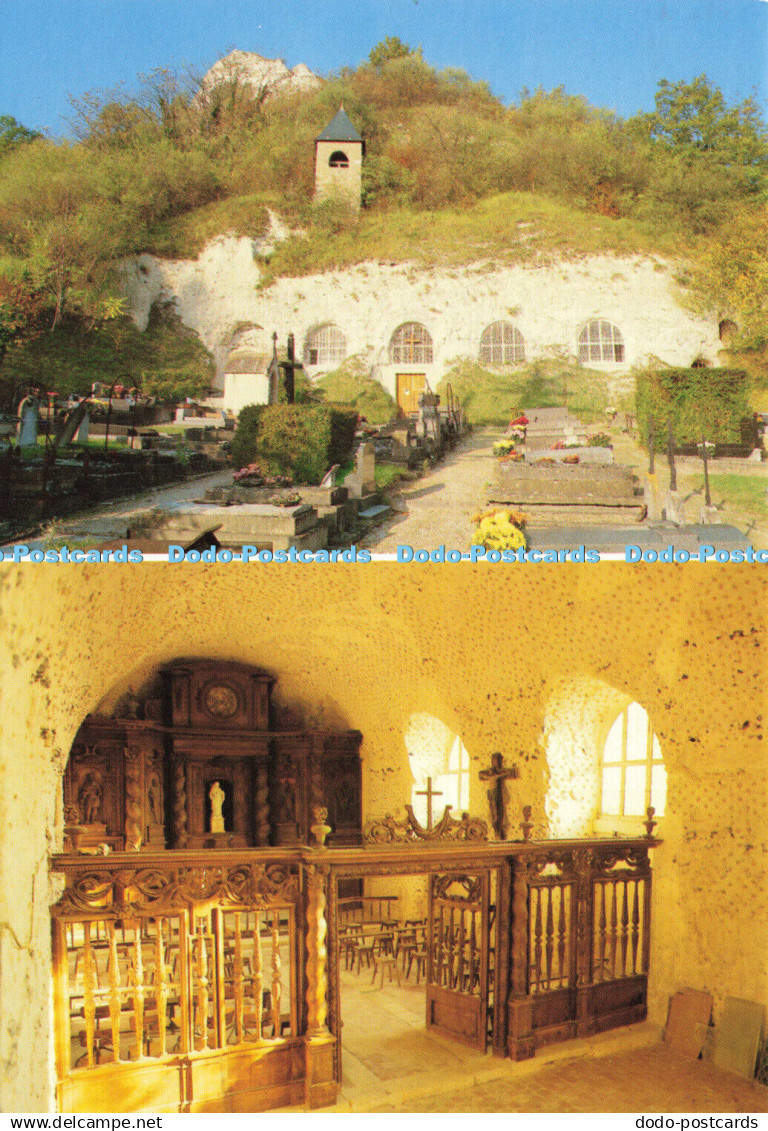 D155697 Haute Isle. Val d Oise. Eglise Troglodytique. Estel. Leconte. Multi View