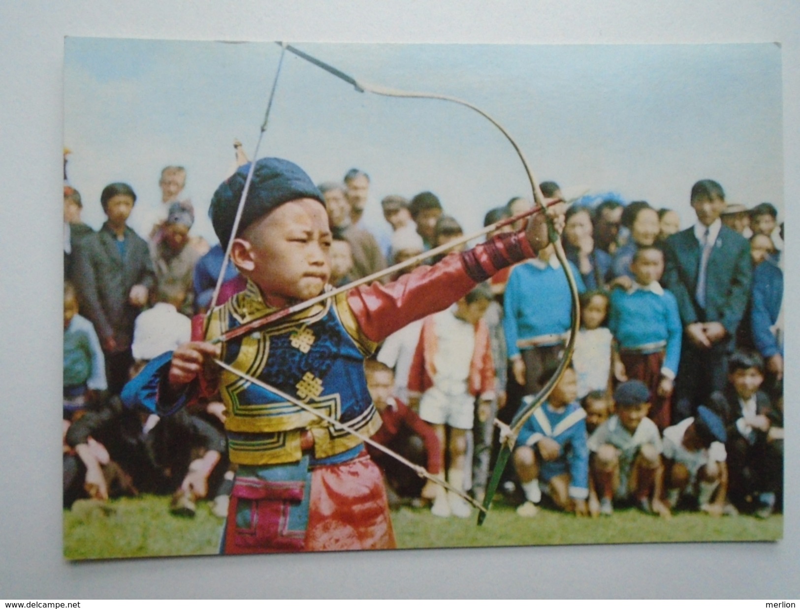 D155997  Mongolia   Archer Children  -  bowman