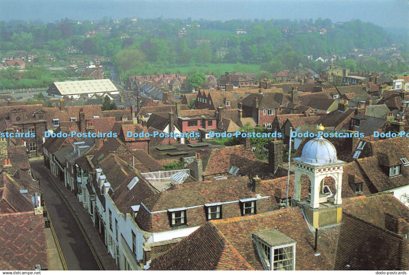 D163519 Rye. St. Mary Church. View North From Tower. Graham. Rye Parochial Churc
