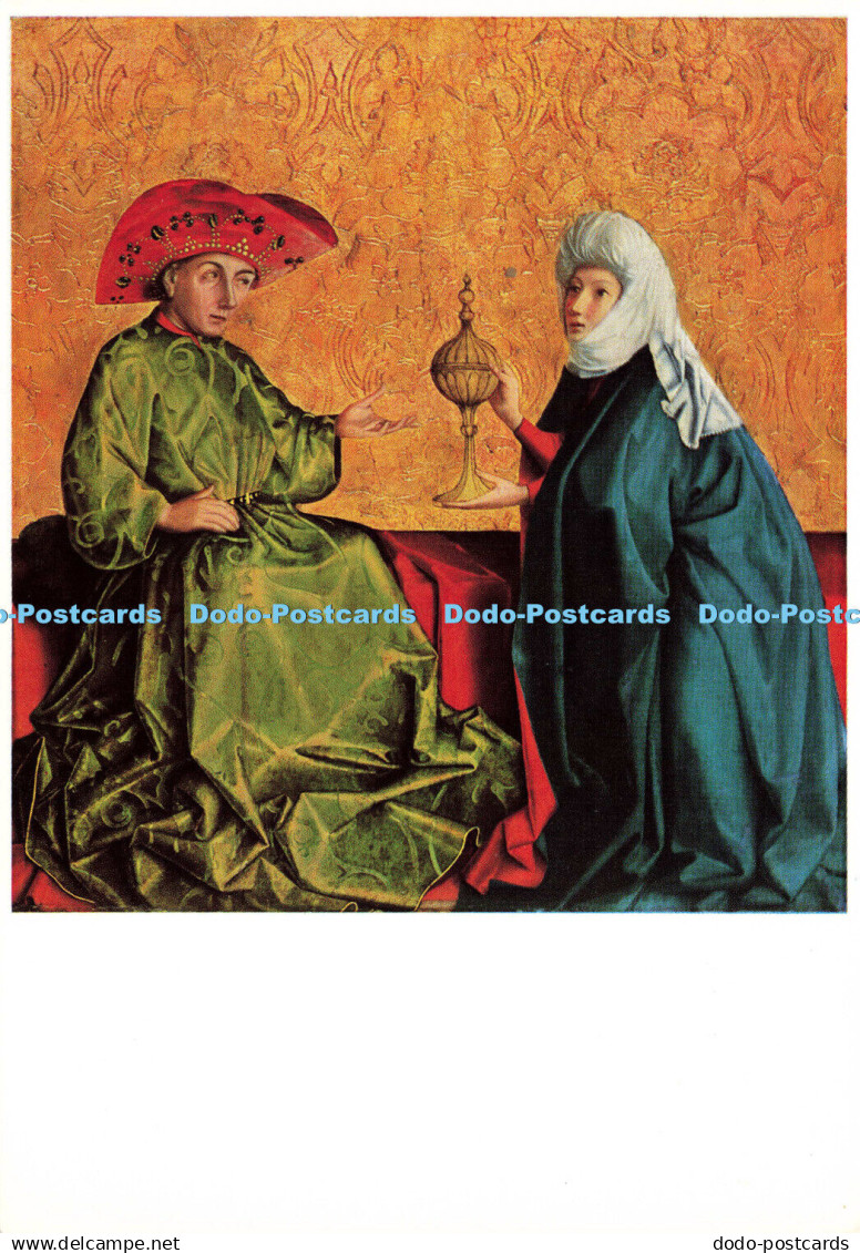 D167869 Berlin. Gemaldegalerie. Die Konigin Von Saba Vor Salomo. Konrad Witz. Br