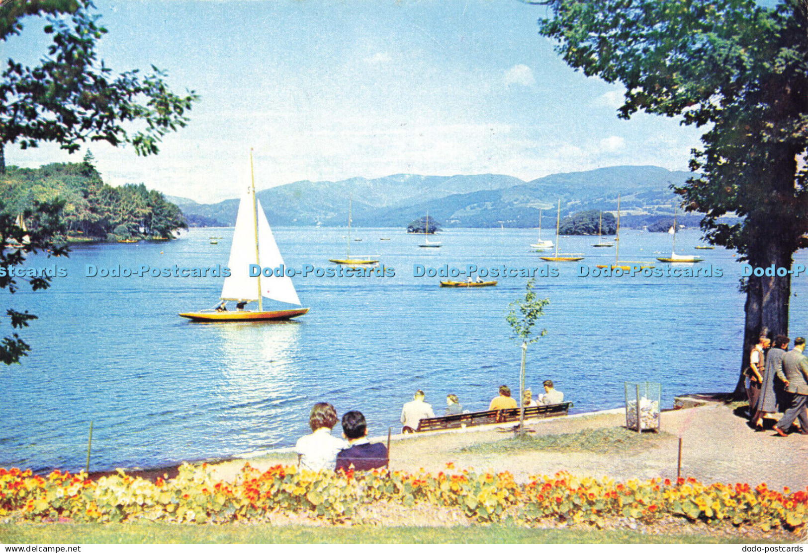 D175978 Windermere. Westmorland. A Favourite View From Bowness on Windermere. J.