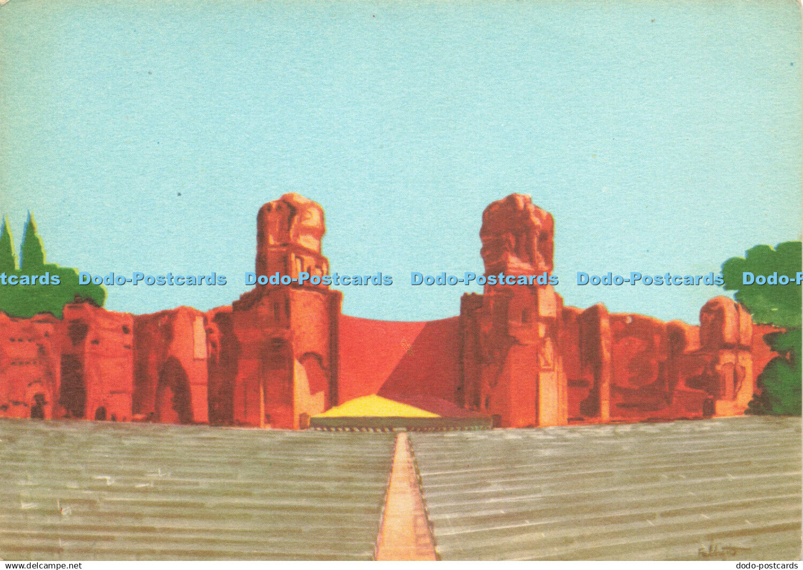 D178771 Roma. Terme di Caracalla. Teatro dell Opera. Atena