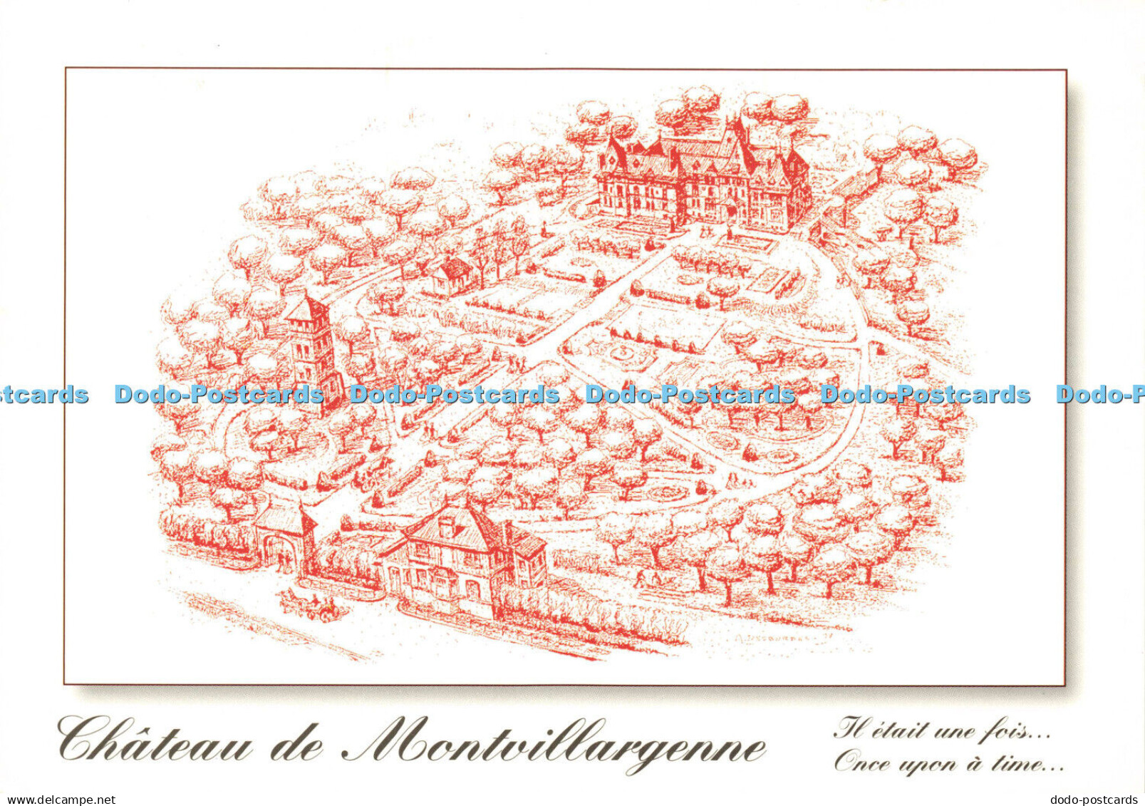 D179141 Chateau de Montvillargenne. Chantilly Gouvieux. Estel. Production Lecont