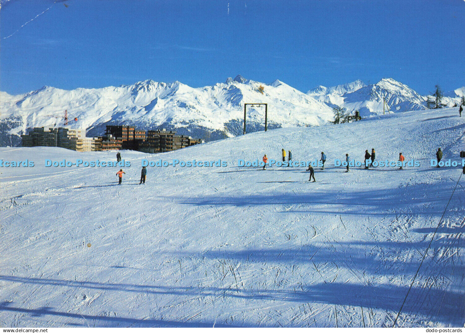 D179203 Thyon. Veysonnaz. avec les Alpes d Herens. Jubin. 1983