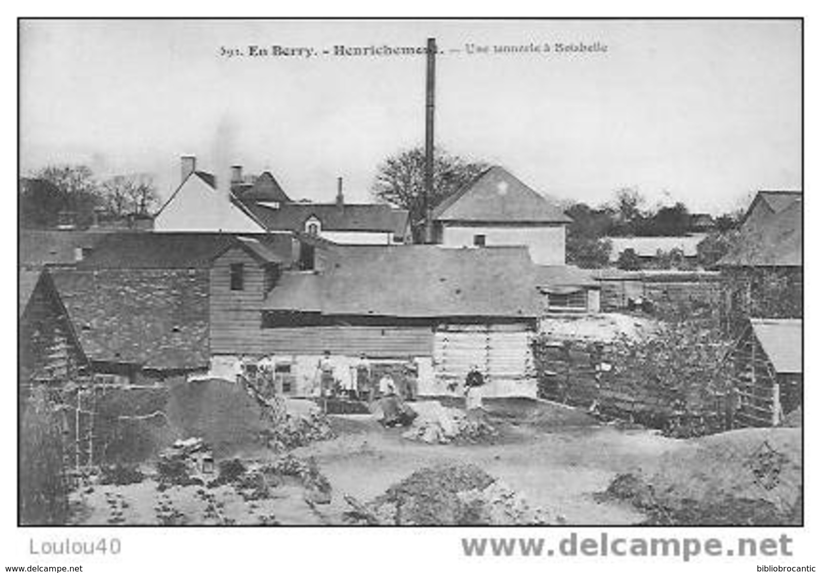 D18 - HENRICHEMONT - VUE ANIMEE DE LA TANNERIE A BOISBELLE
