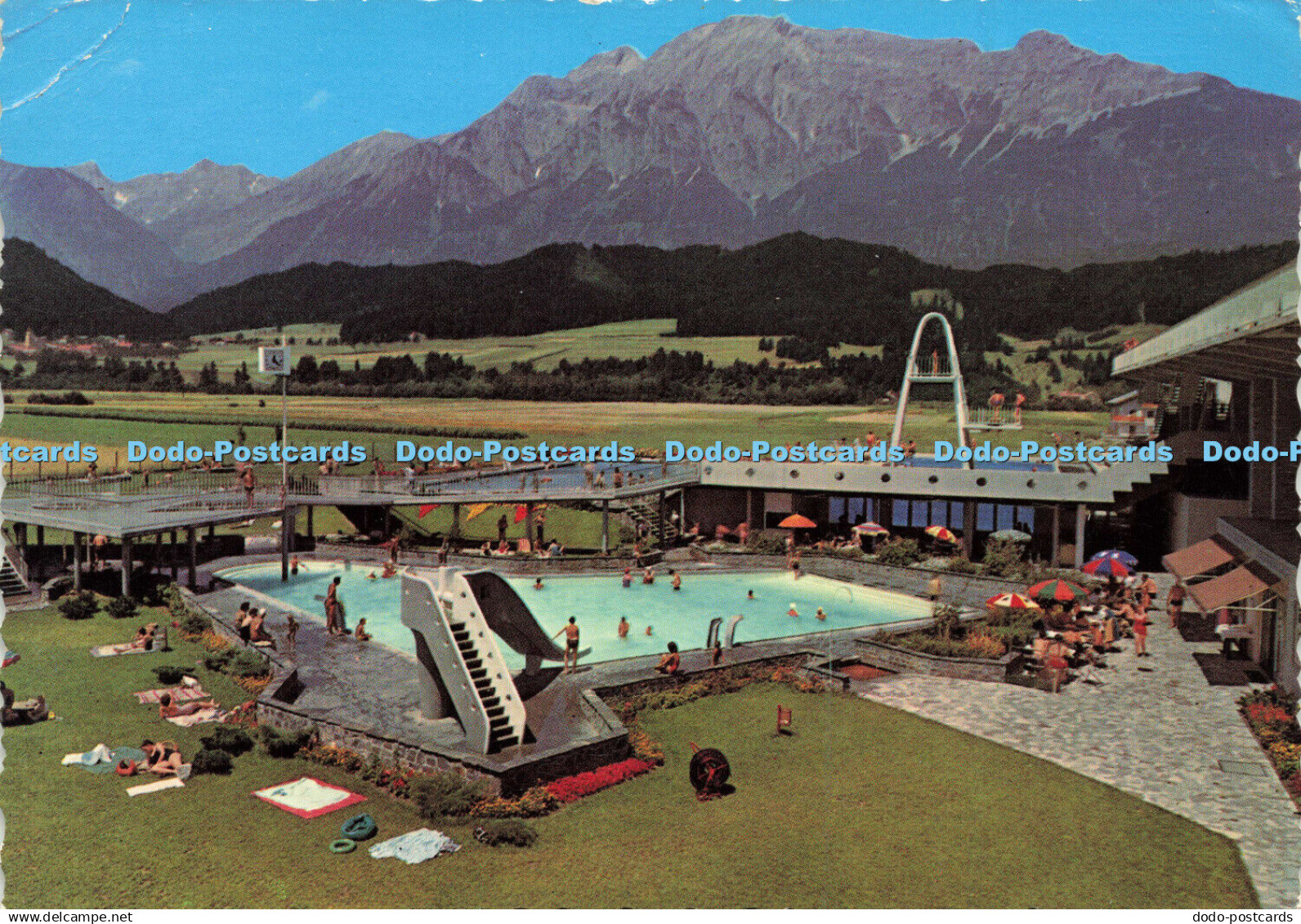 D181342 Tirol. Alpenbad Wattens. Tiroler Kunstverlag