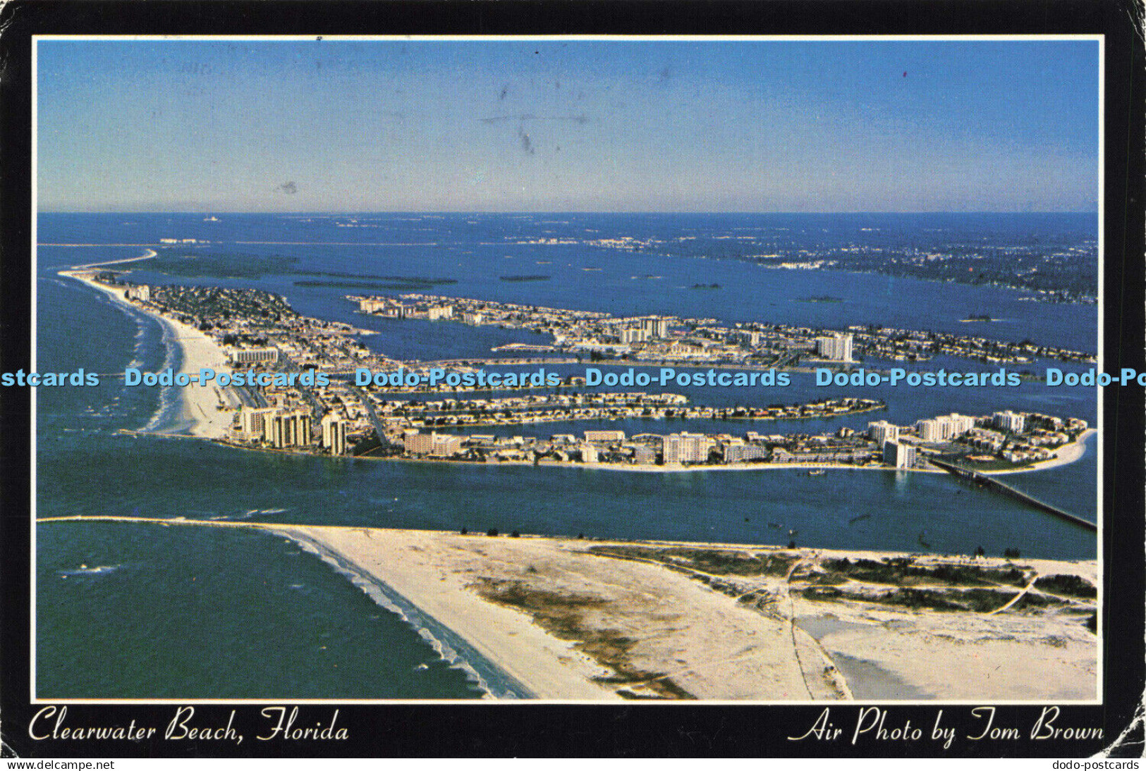 D187420 Florida. Clearwater Beach. Tom Brown Card. Tom Brown. 1986