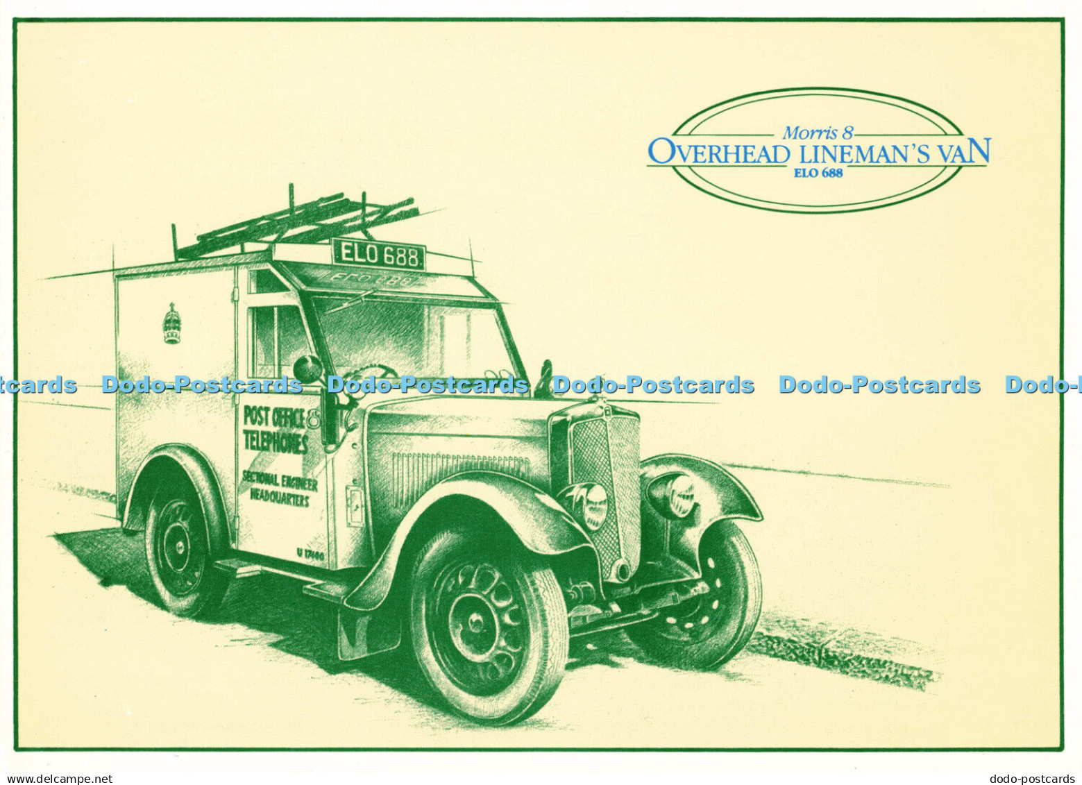 D187909 Morris 8. Overhead Lineman Van. Telecom Technology Showcase. Beric Tempe