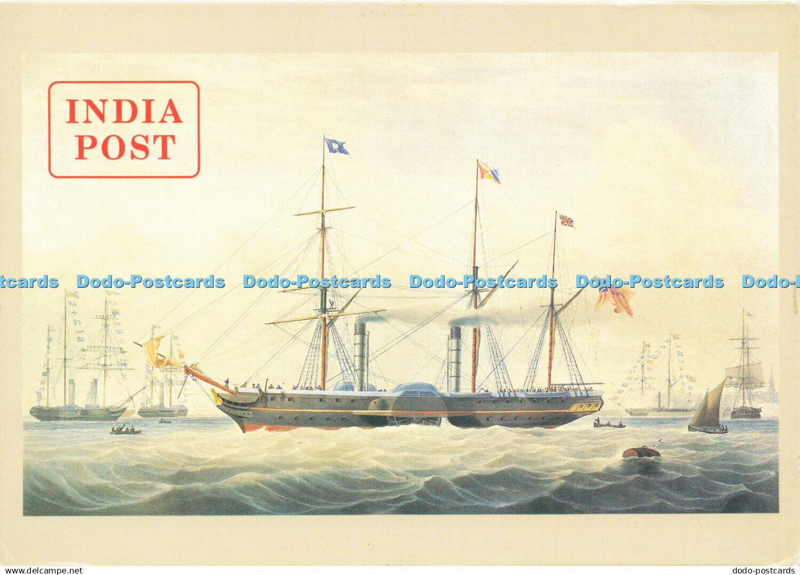 D189419 India Post. India UK Mails. National Postal Museum