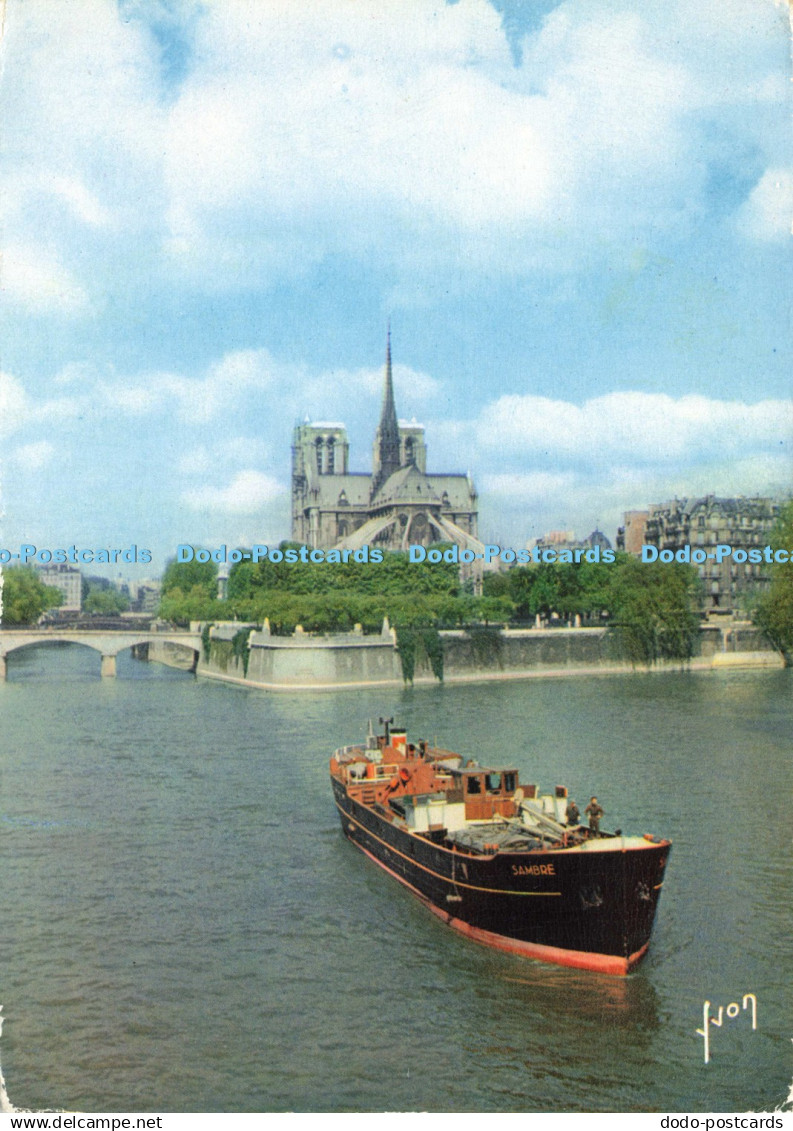 D192698 Paris Notre Dame et Square de l Ile de France Yvon