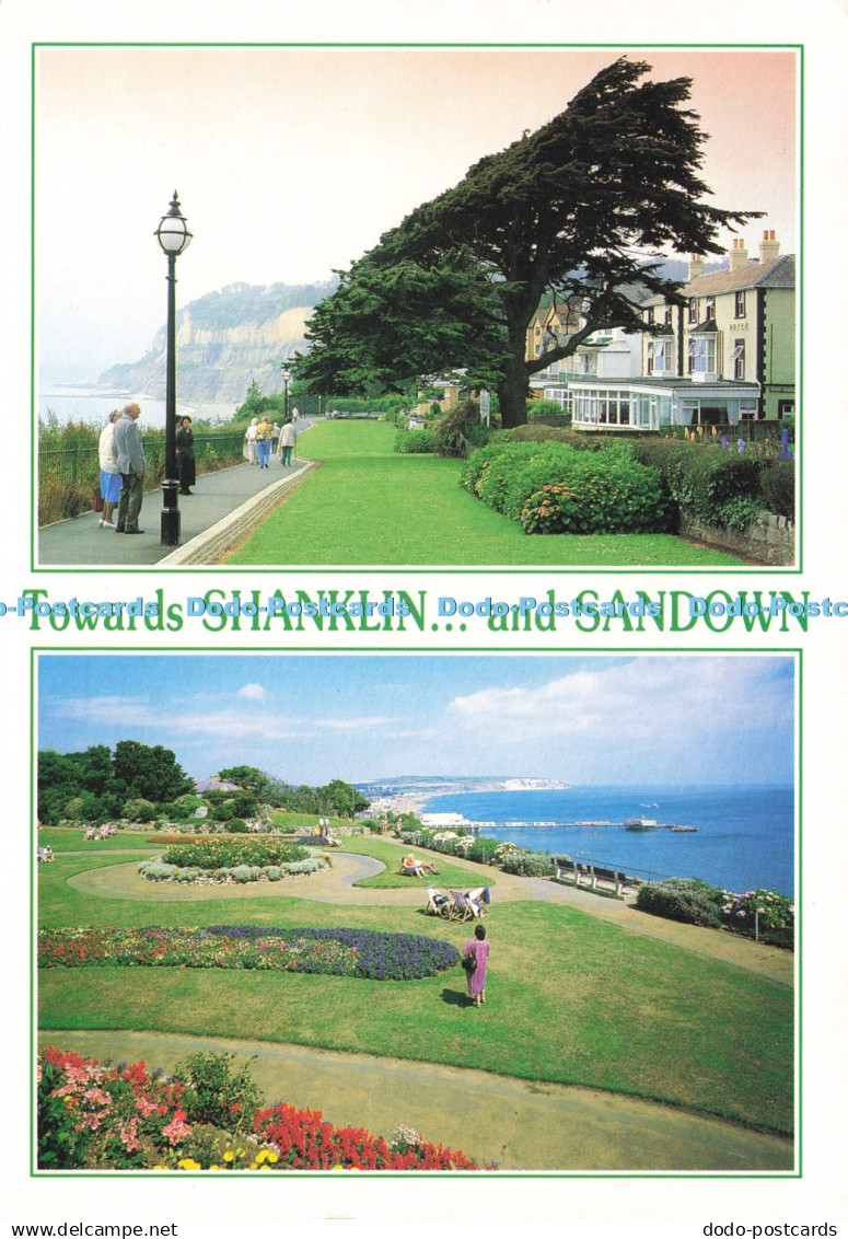 D197231 Towards Shanklin and Sandown Keats Green by George Allsop Sandown by Vic