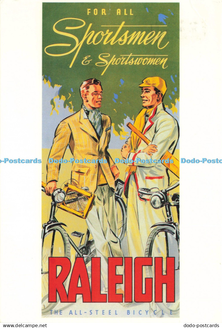 D198404 Raleigh for Sportsmen Postcard Warehouse Bicycling Books
