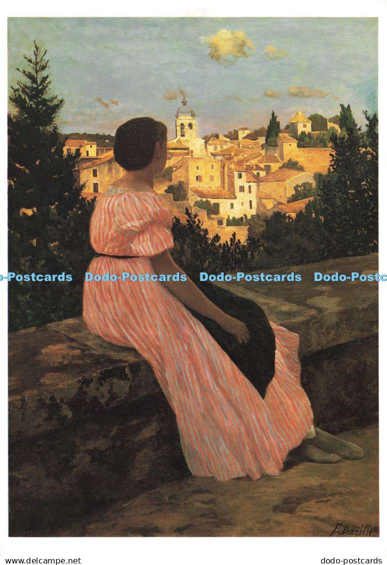 D198872 Paris Musee d Orsay The Pink Dress or View of Castelnau le Lez 1864 Muse
