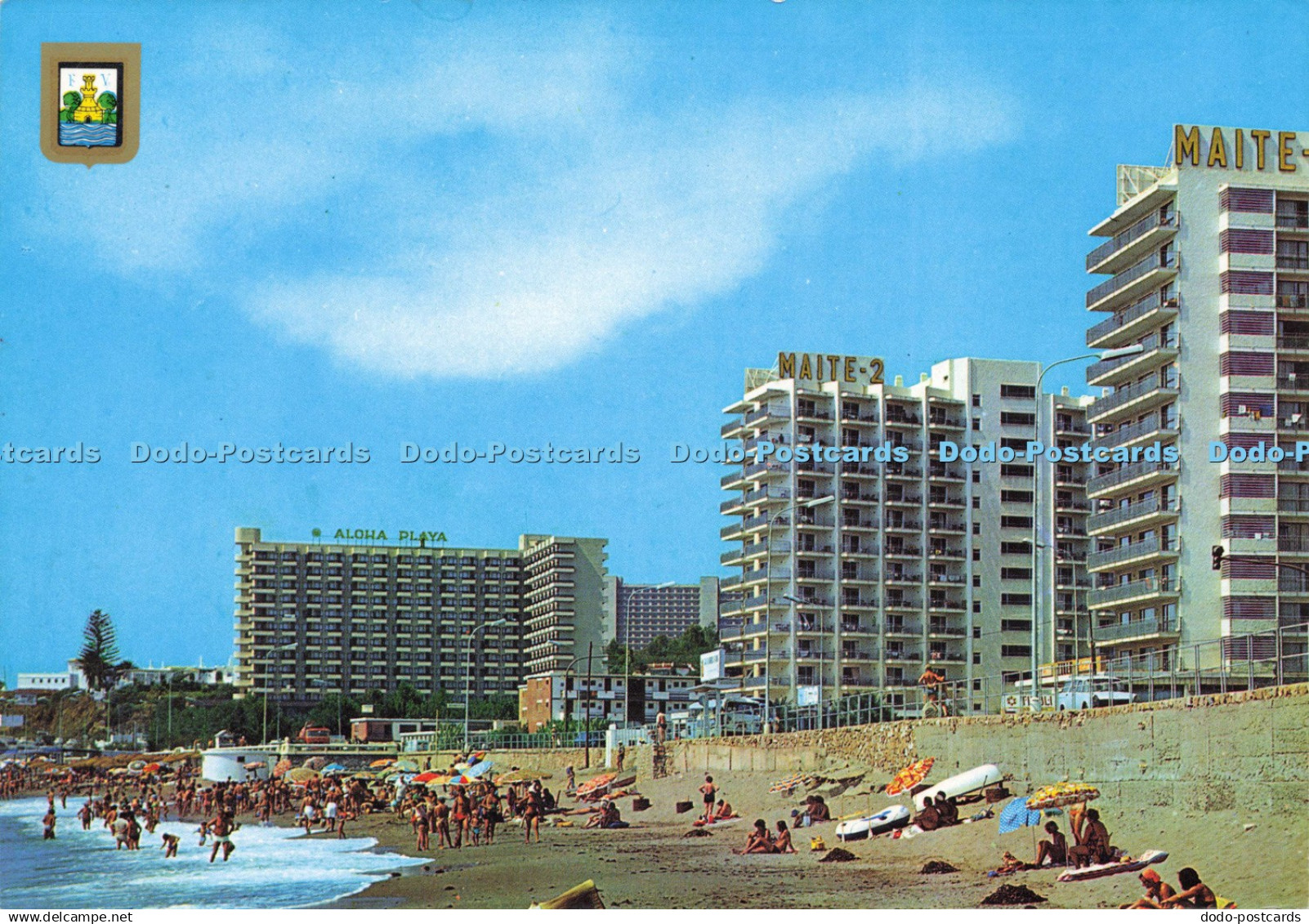 D200991 Benalmadena Costa Santa Ana Beach Fisa Escudo de Oro L Dominguez No 15