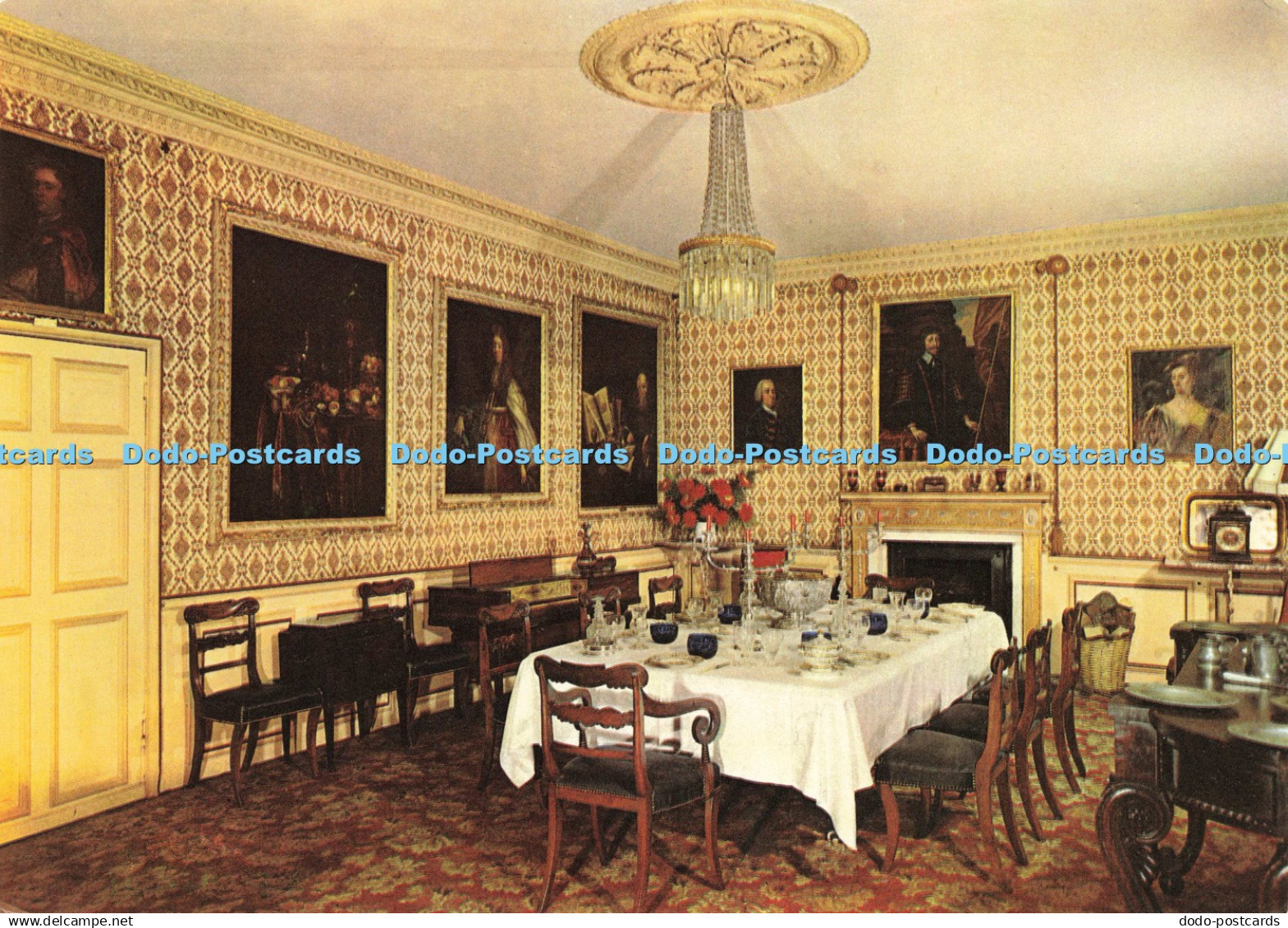 D200995 Scotland Peeblesshire The Dining Room of Traquair House Jarrold Cotman C
