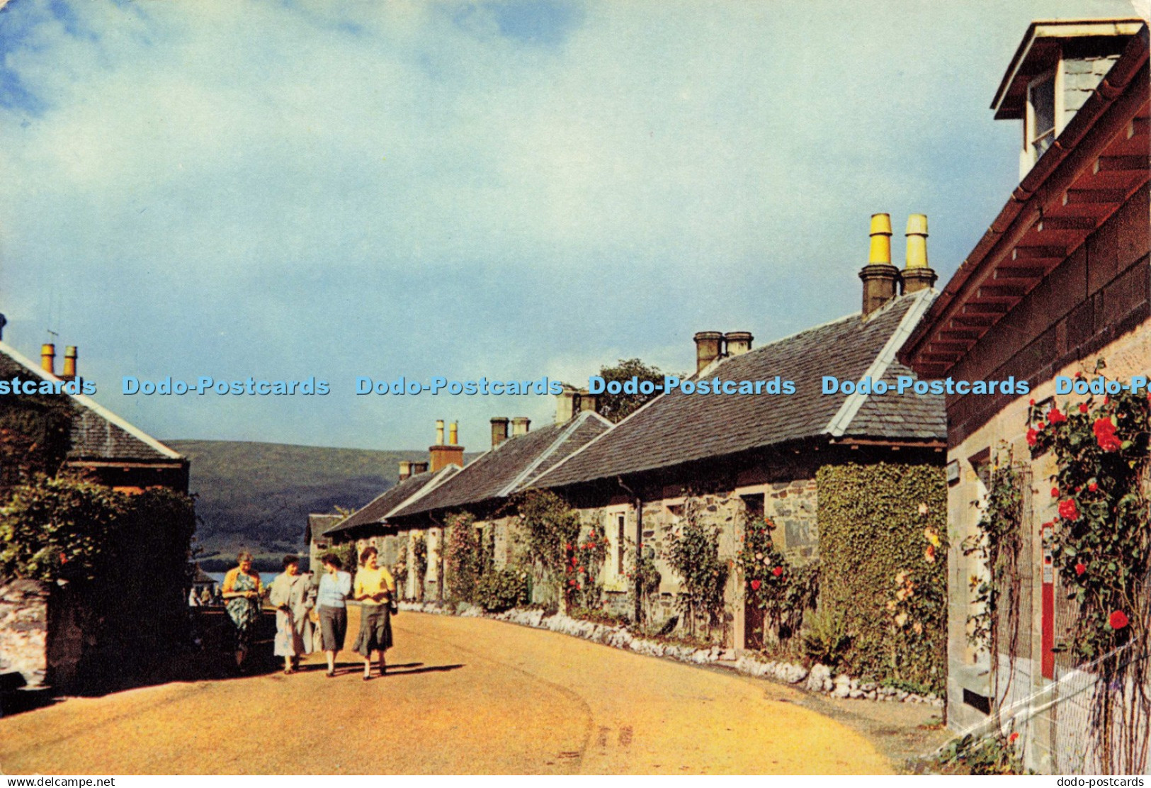 D201283 Dunbartonshire Loch Lomond Luss Village J Arthur Dixon