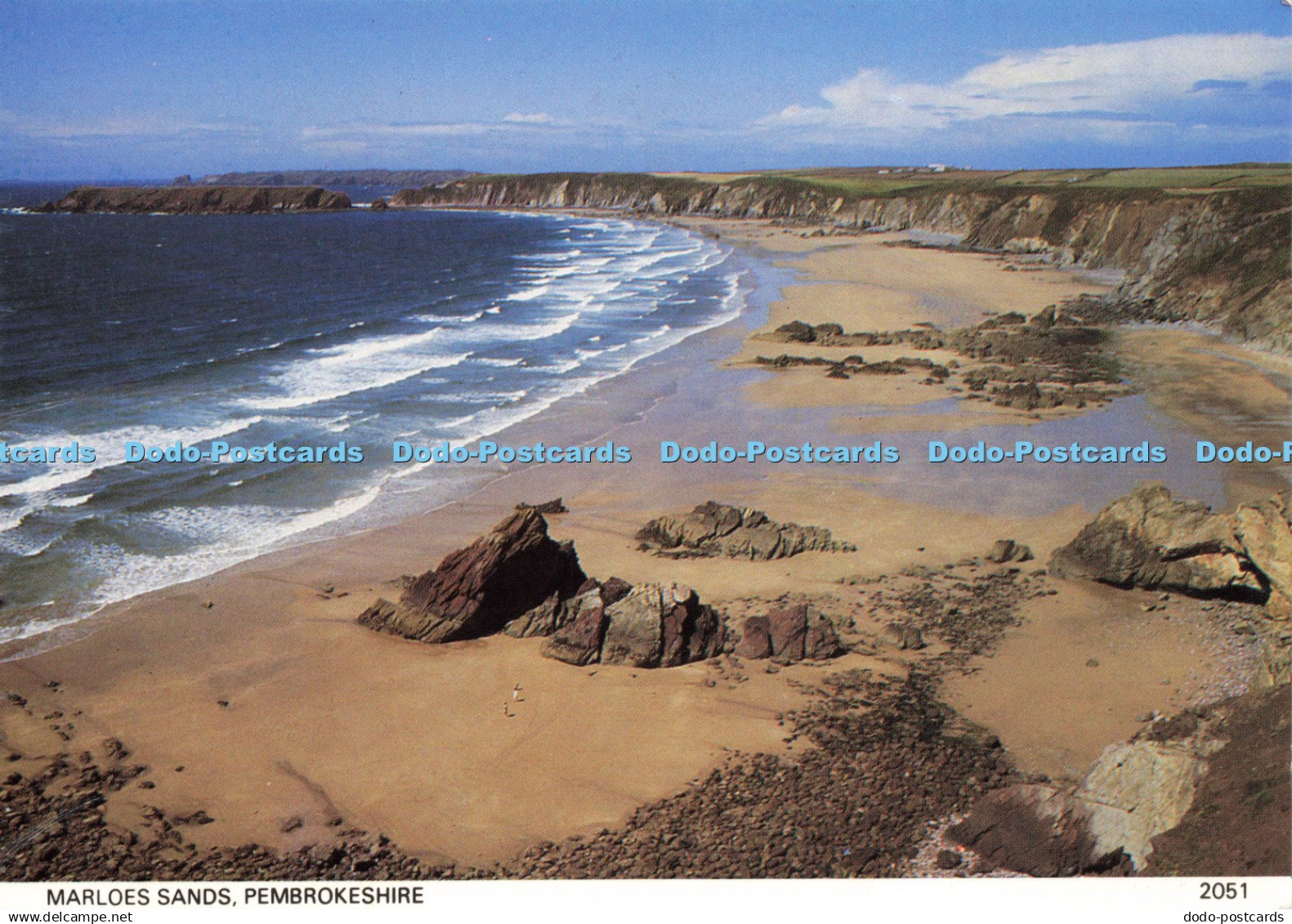 D202845 Pembrokeshire Marloes Sands Pembrokeshire Eye Postcards Haven Colourprin
