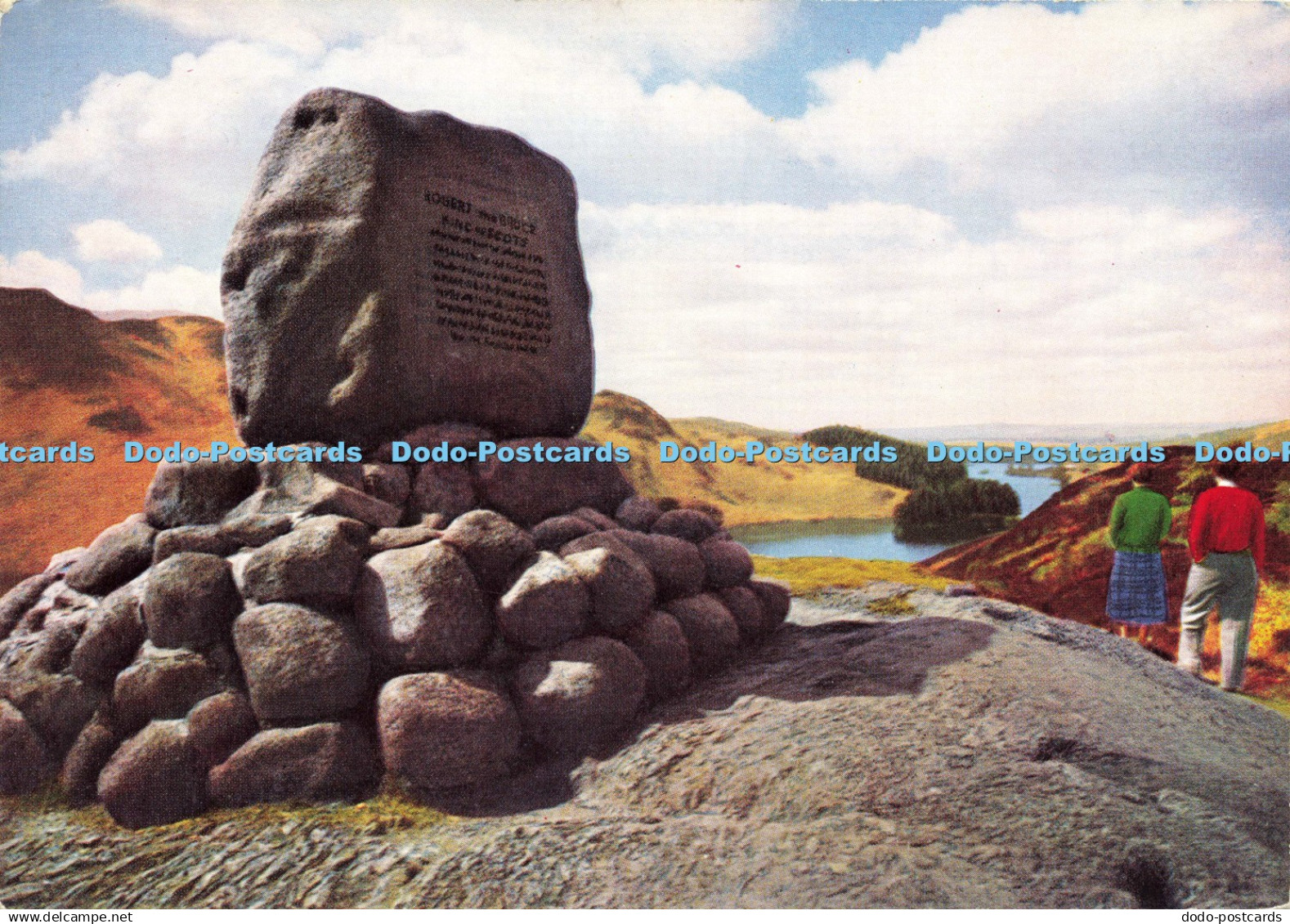 D203583 Kirkcudbrightshire Glen Trool The Memorial Stone Commemorating Robert Br