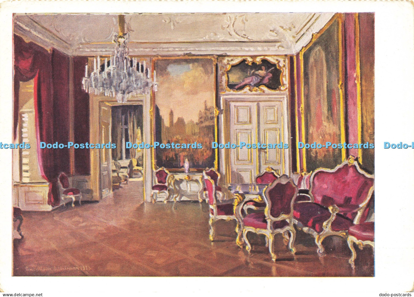 D203963 Vienne Chateau de Schoenbrunn Chambre ou fut ne l Empereur Francois Jose